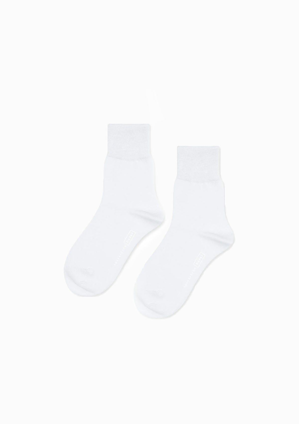 Trouser Crew Socks | White