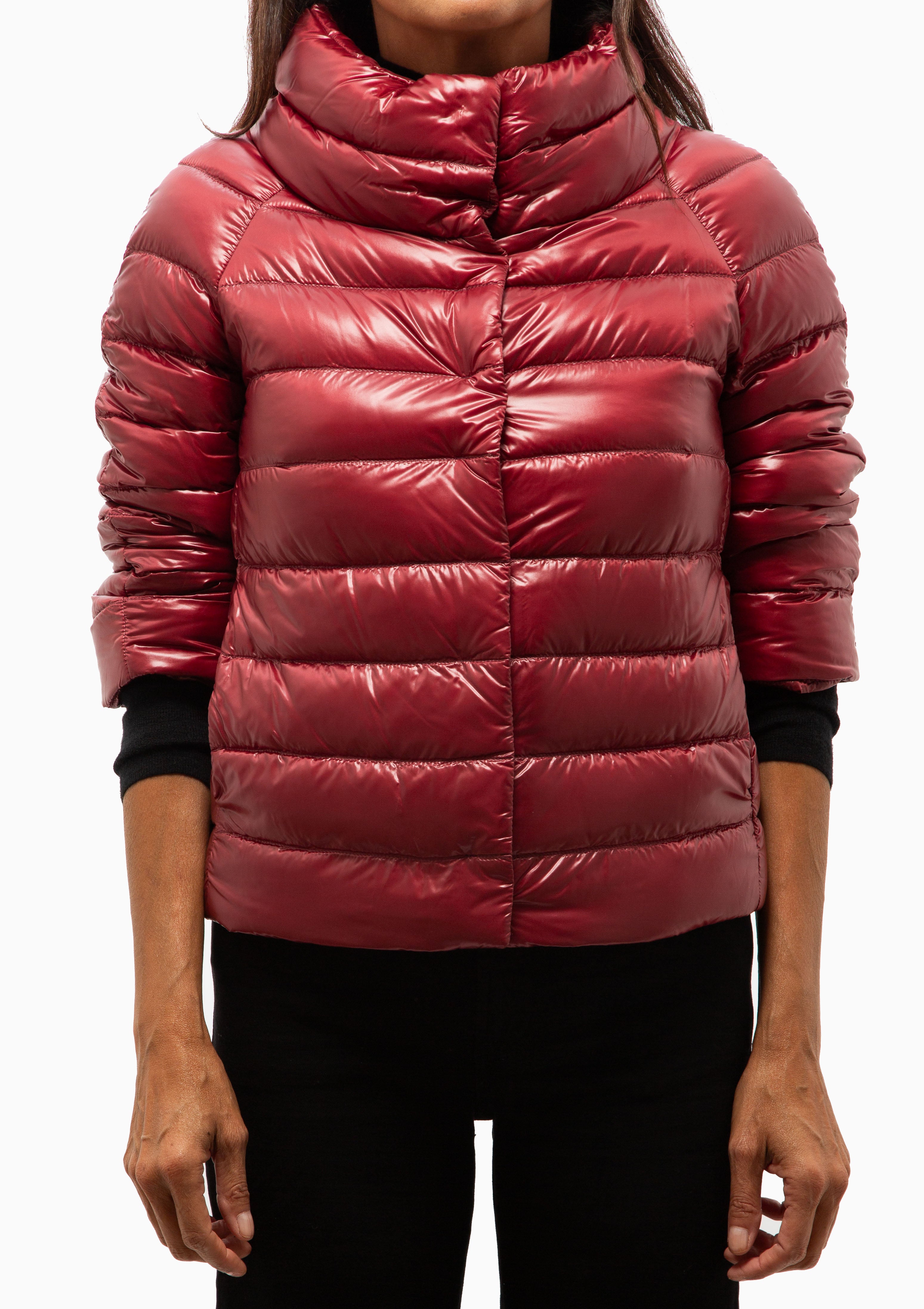 Classic Nylon Sofia 3/4 Sleeve Jacket | Bordeaux