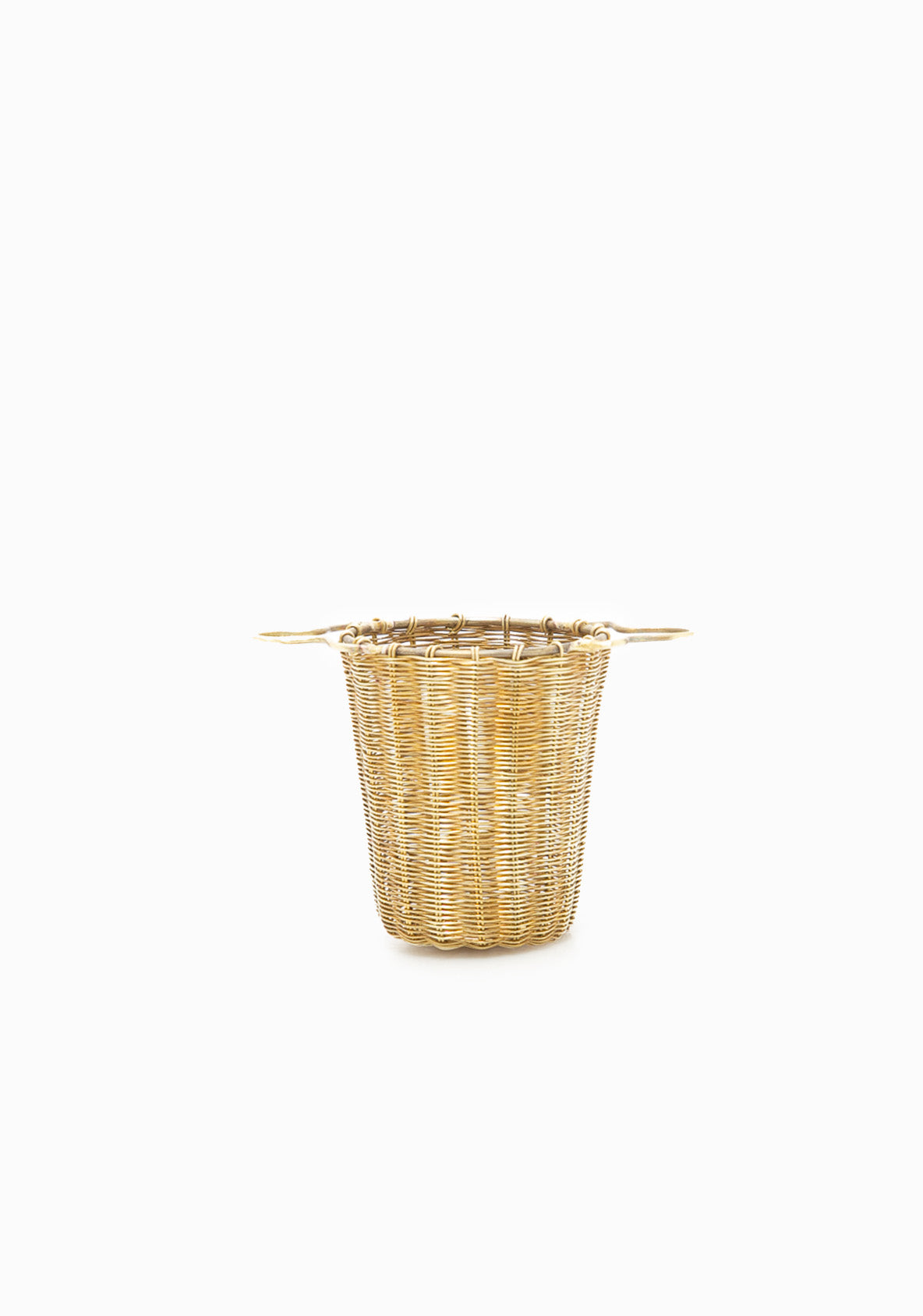 Handwoven Brass Strainer