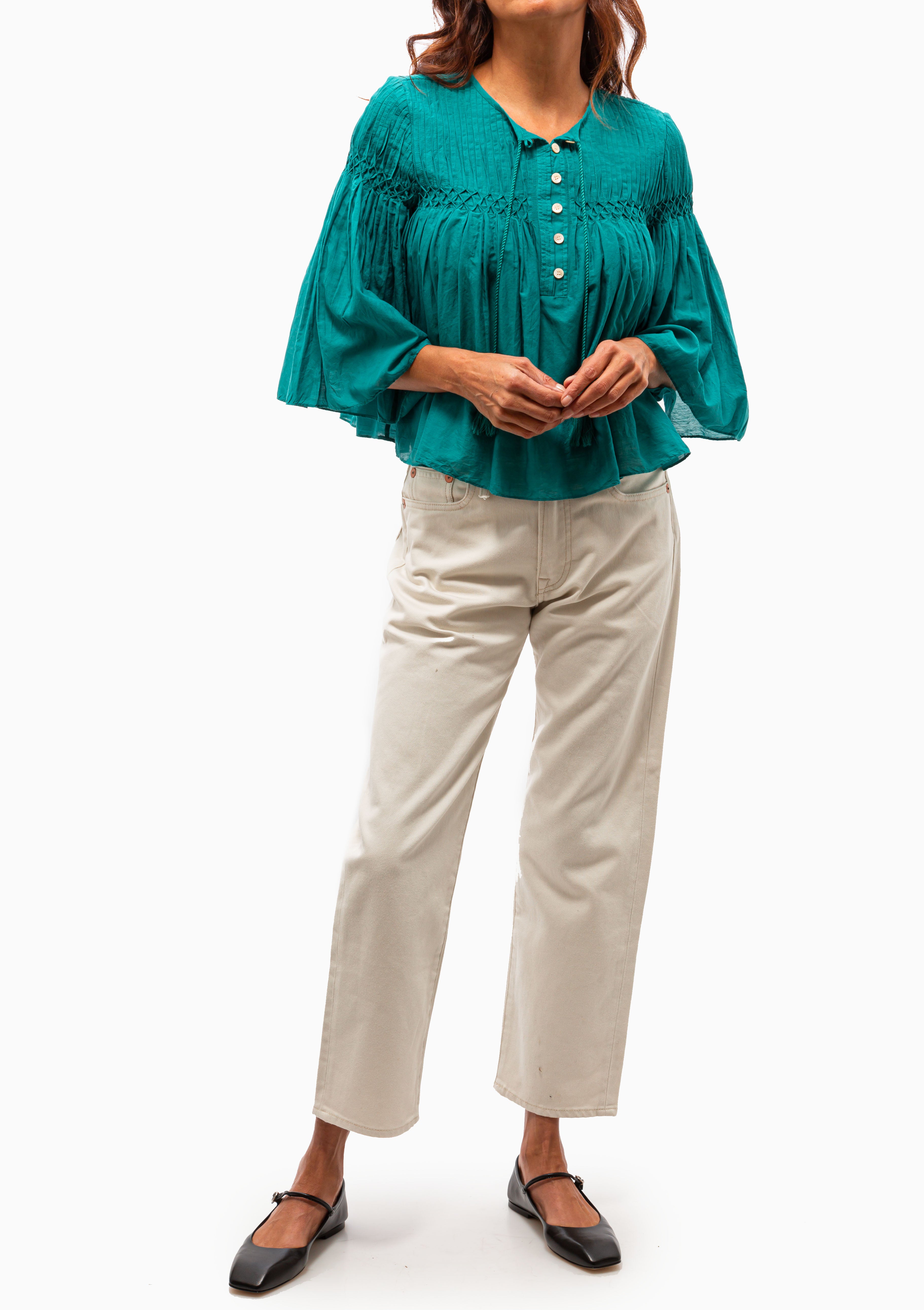 Axeliana Top | Emerald