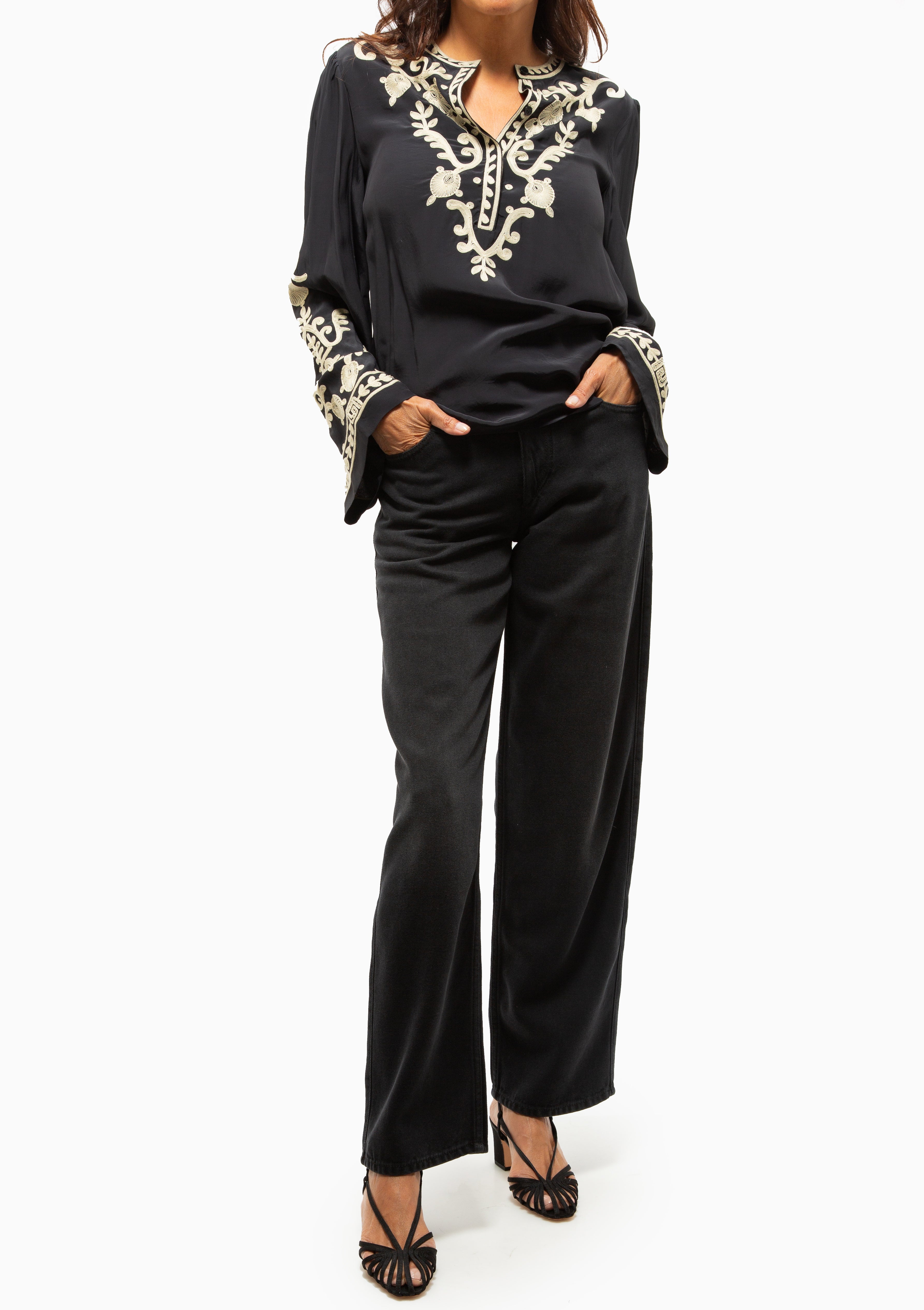 Falonne Top | Black