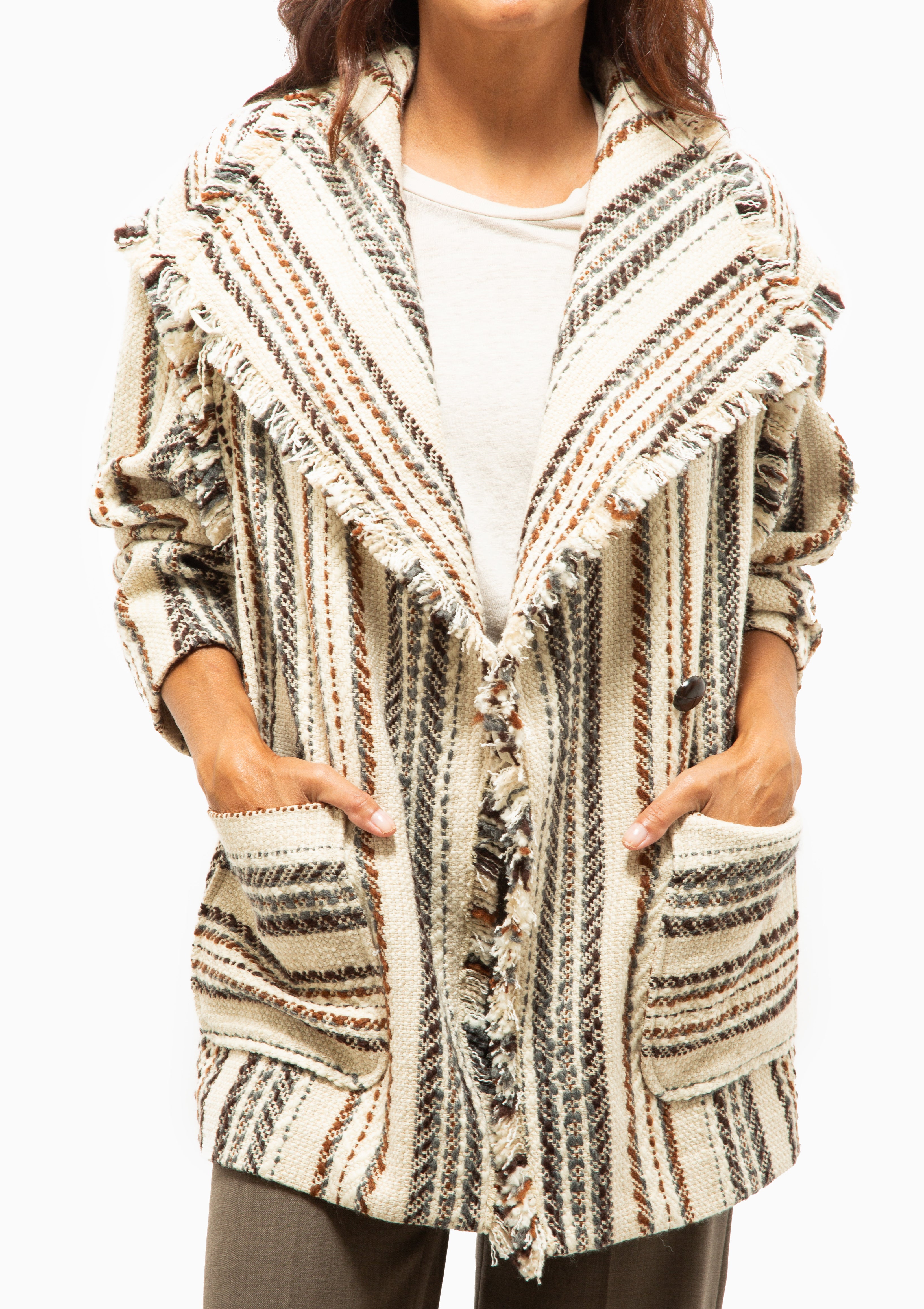 Illisa Coat | Ecru