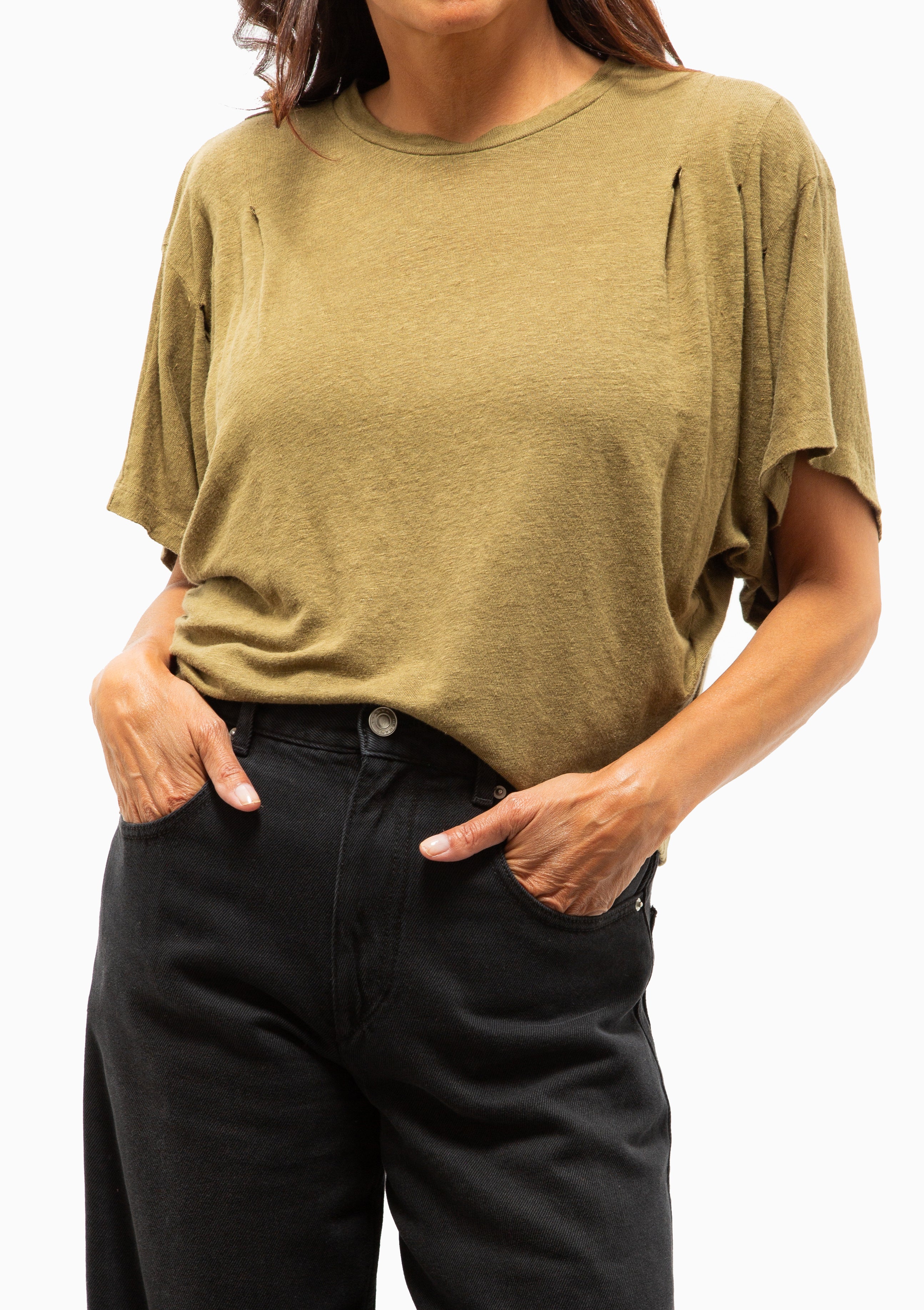 Kyanza T-Shirt | Khaki