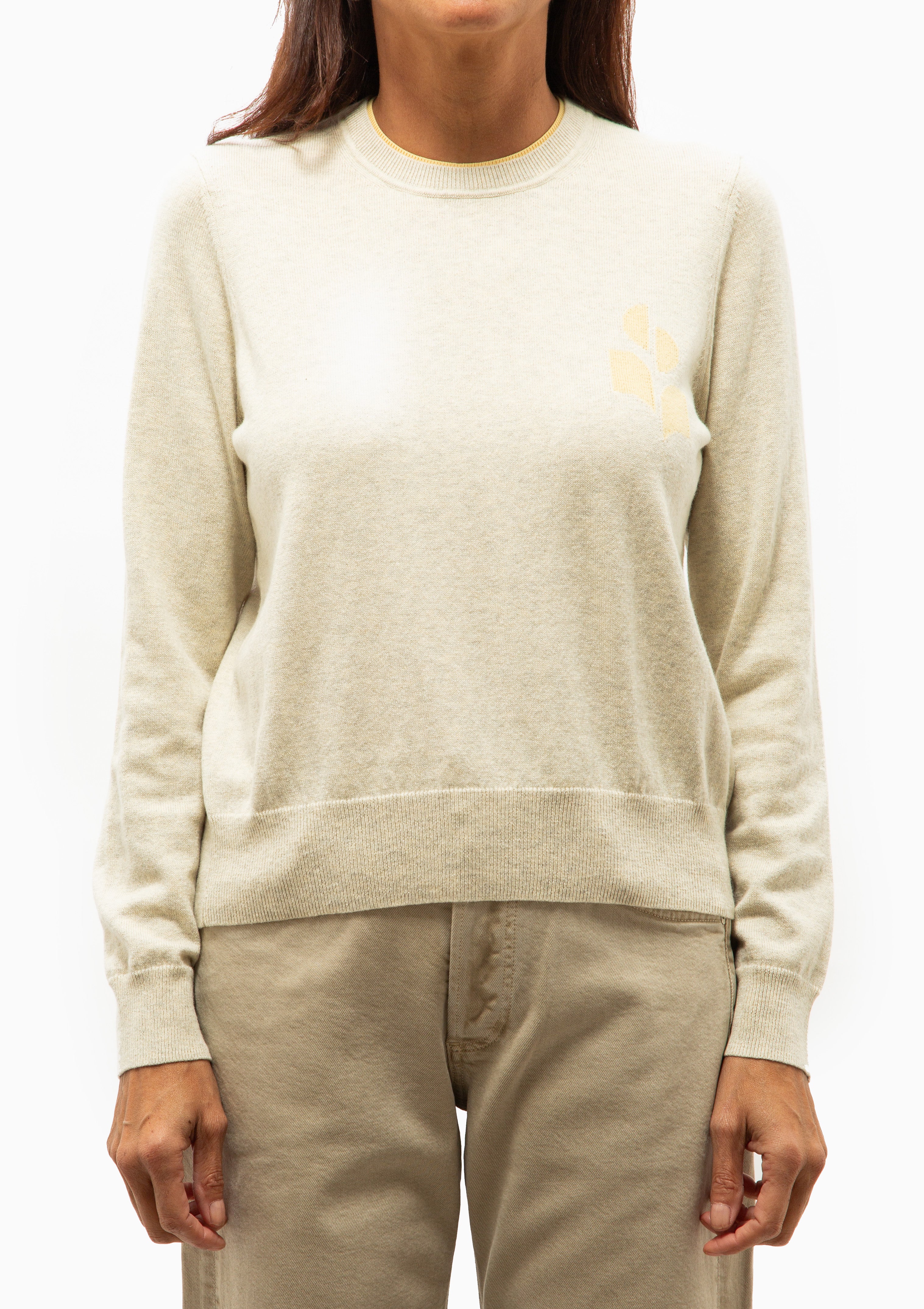 Lanta Pullover | Light Grey/Light Yellow