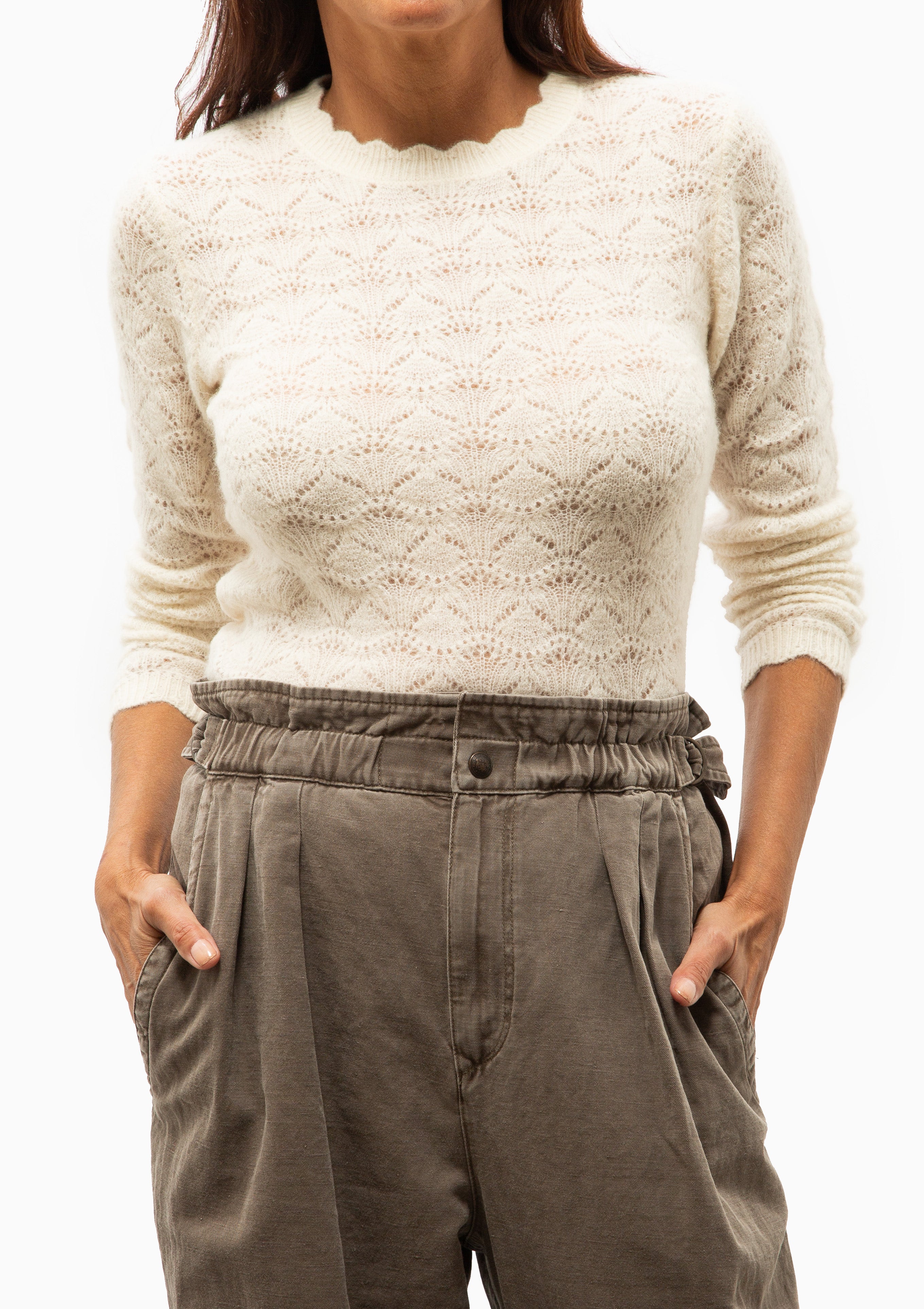 Leonette Sweater | Ecru