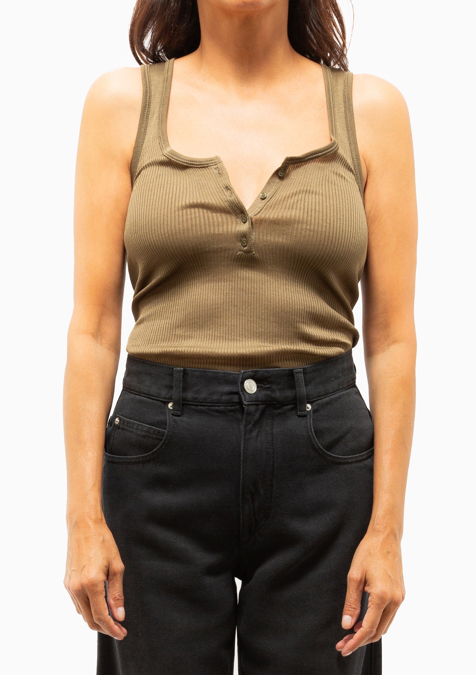 Louisali Tank | Khaki