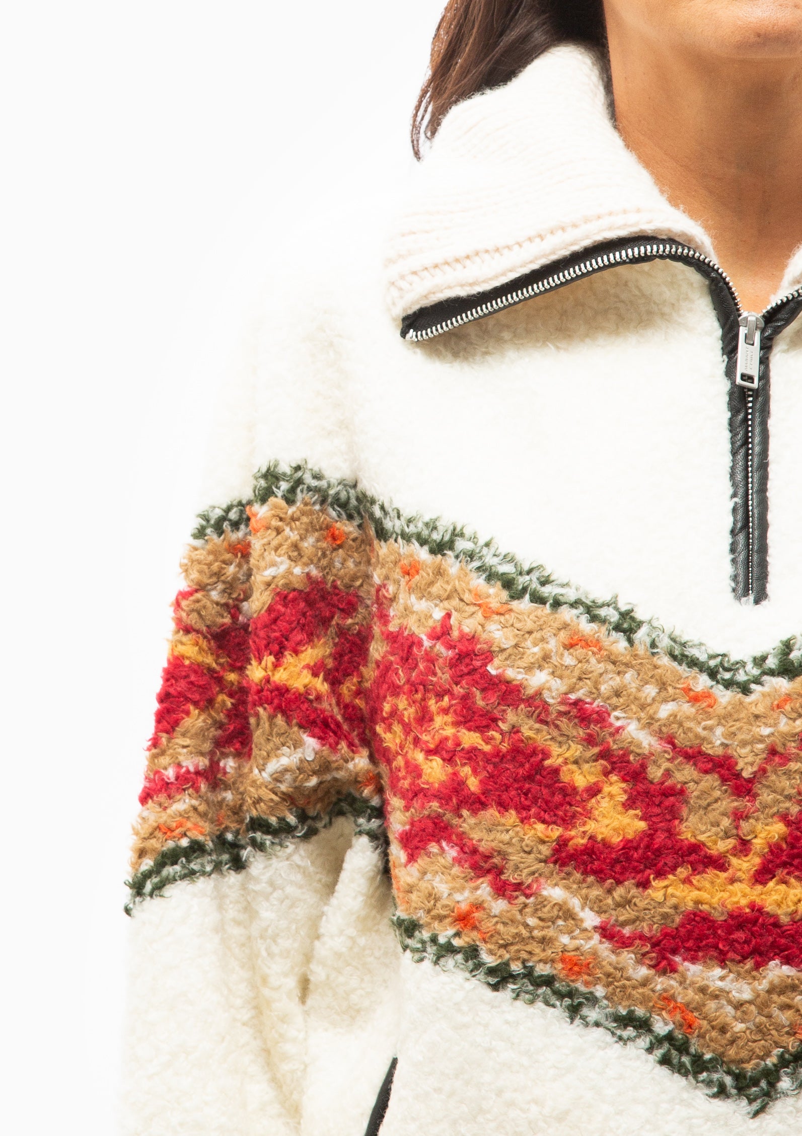 Marner Fleece Sweater | Ecru