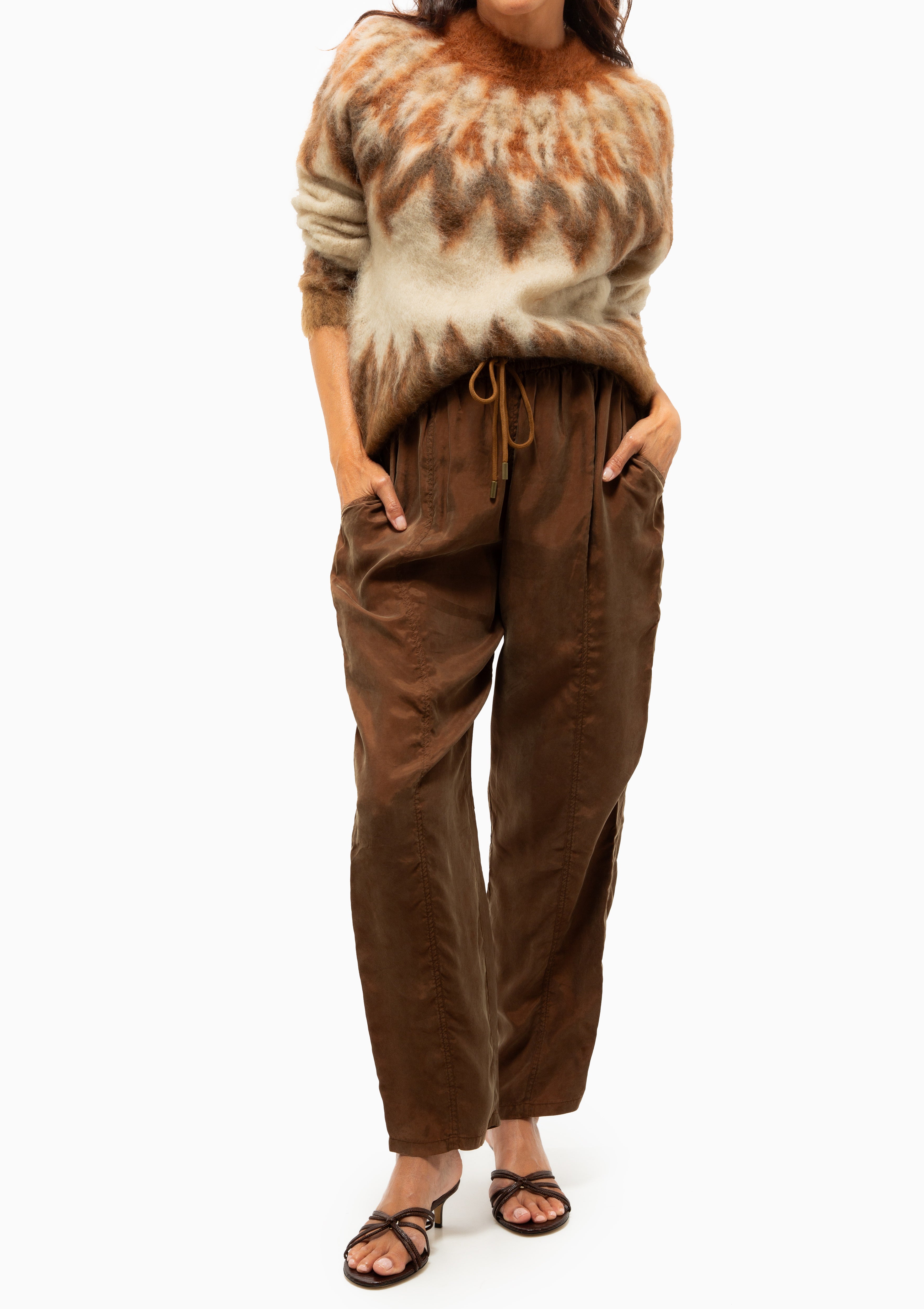 Natania Pullover | Rust