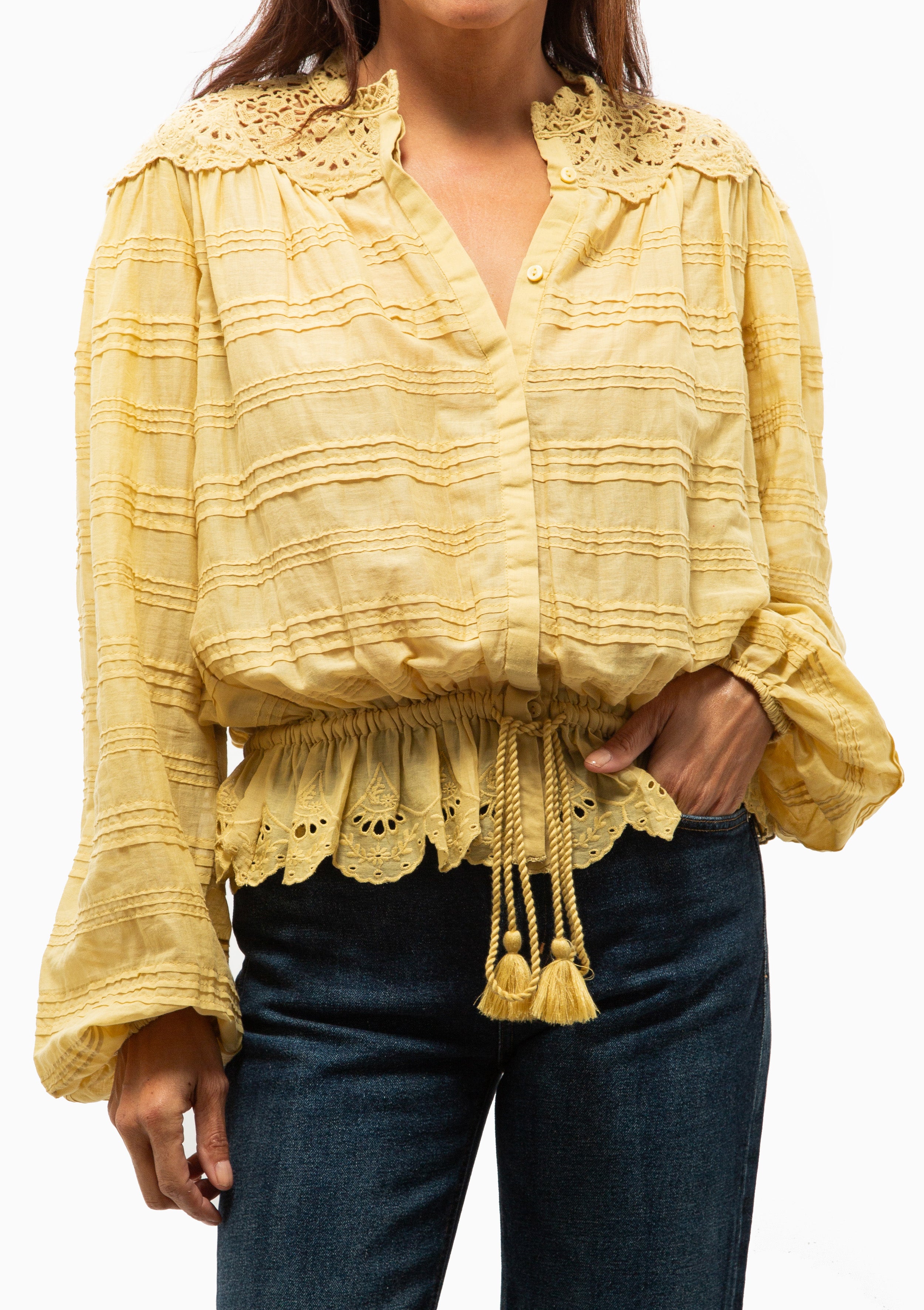 Polly Top | Light Ochre
