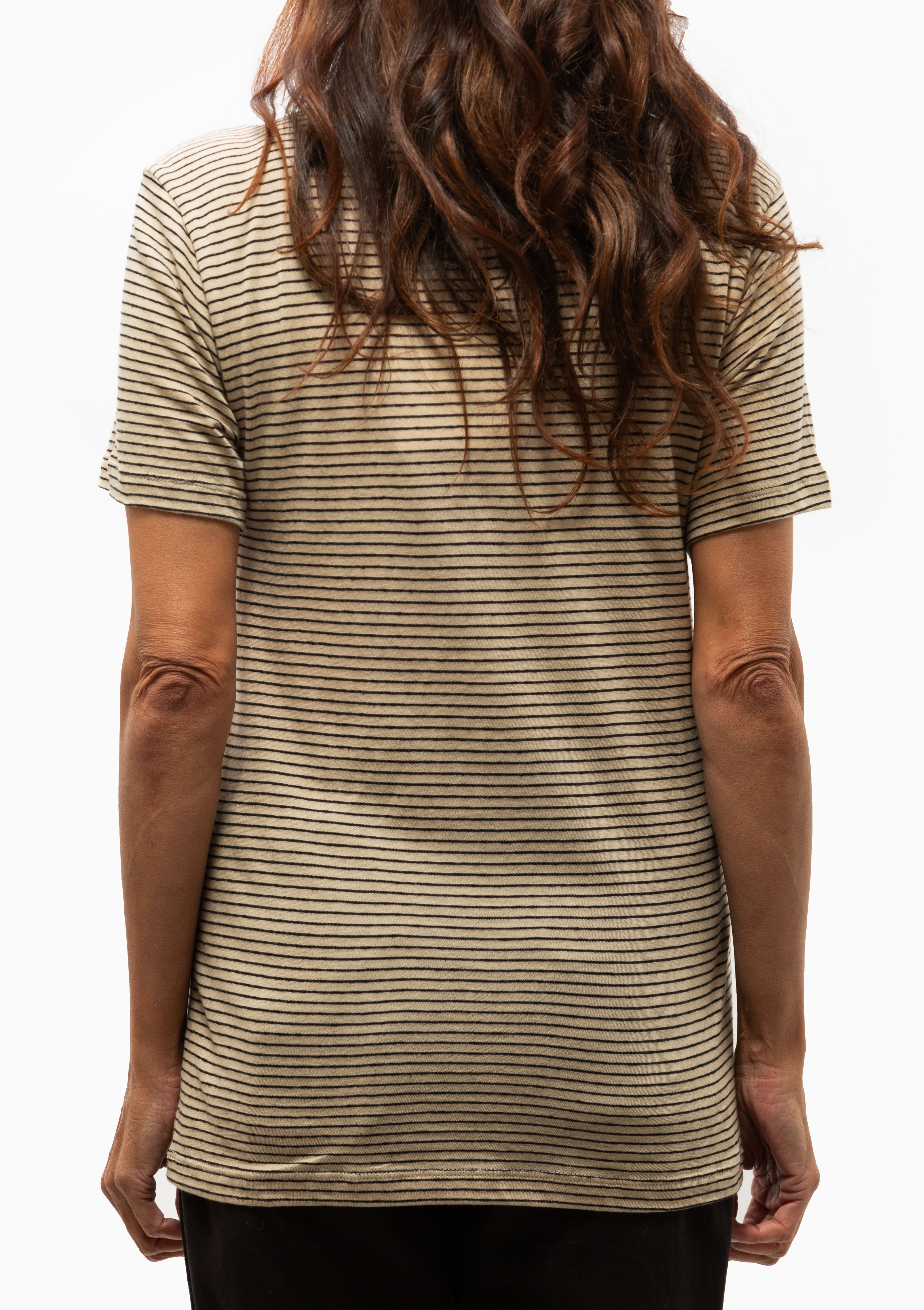 Zewel T-Shirt | Black/Beige