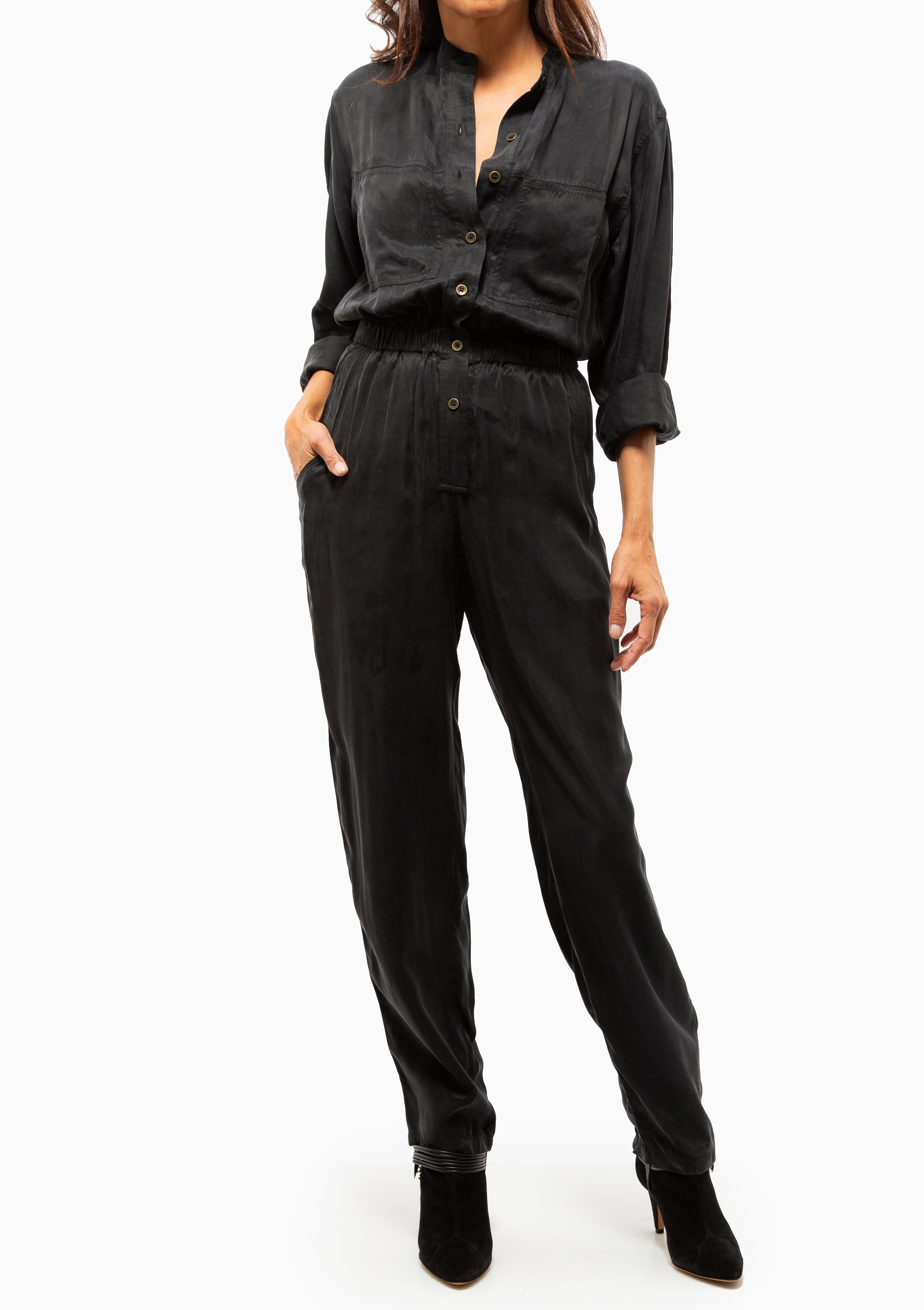 Zully Jumpsuit | Faded Black