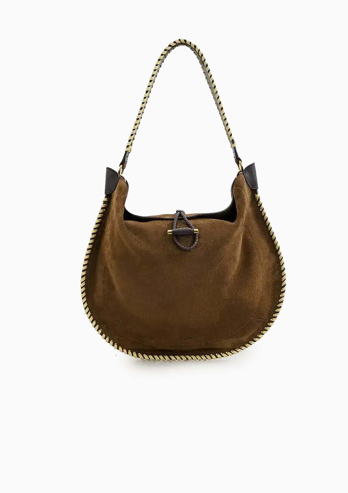 Oskan Hobo Soft Bag | Bronze/Light Yellow
