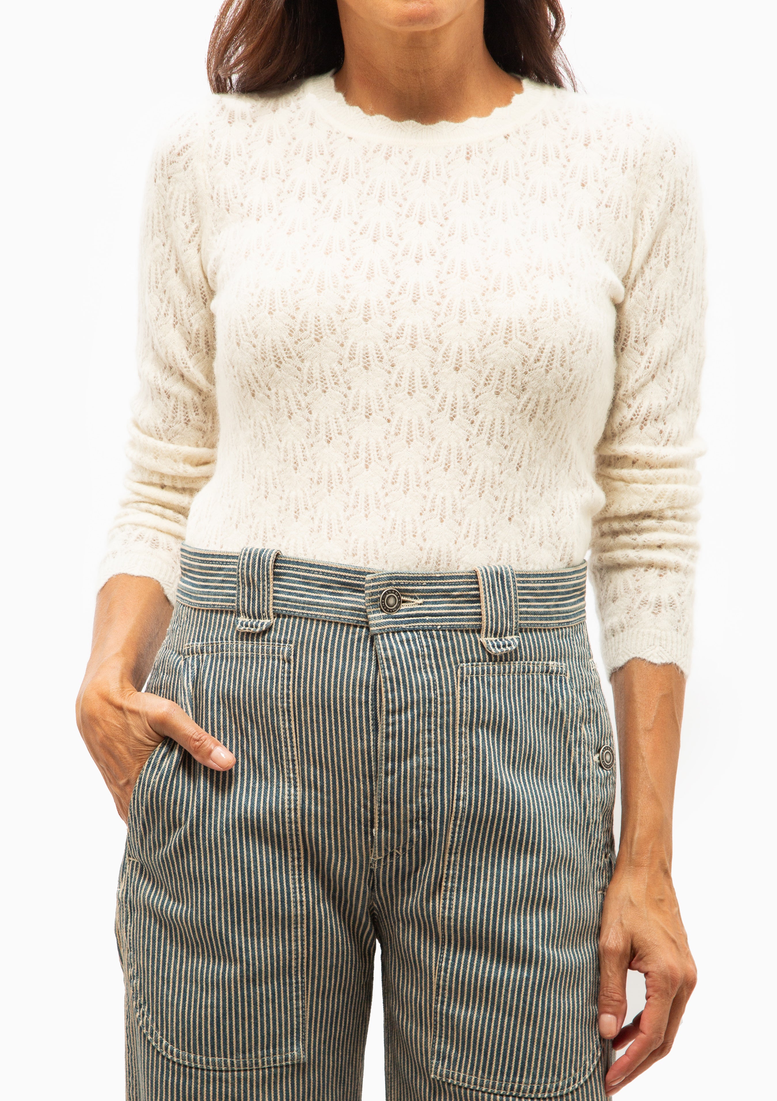 Obeline Pullover | Ecru