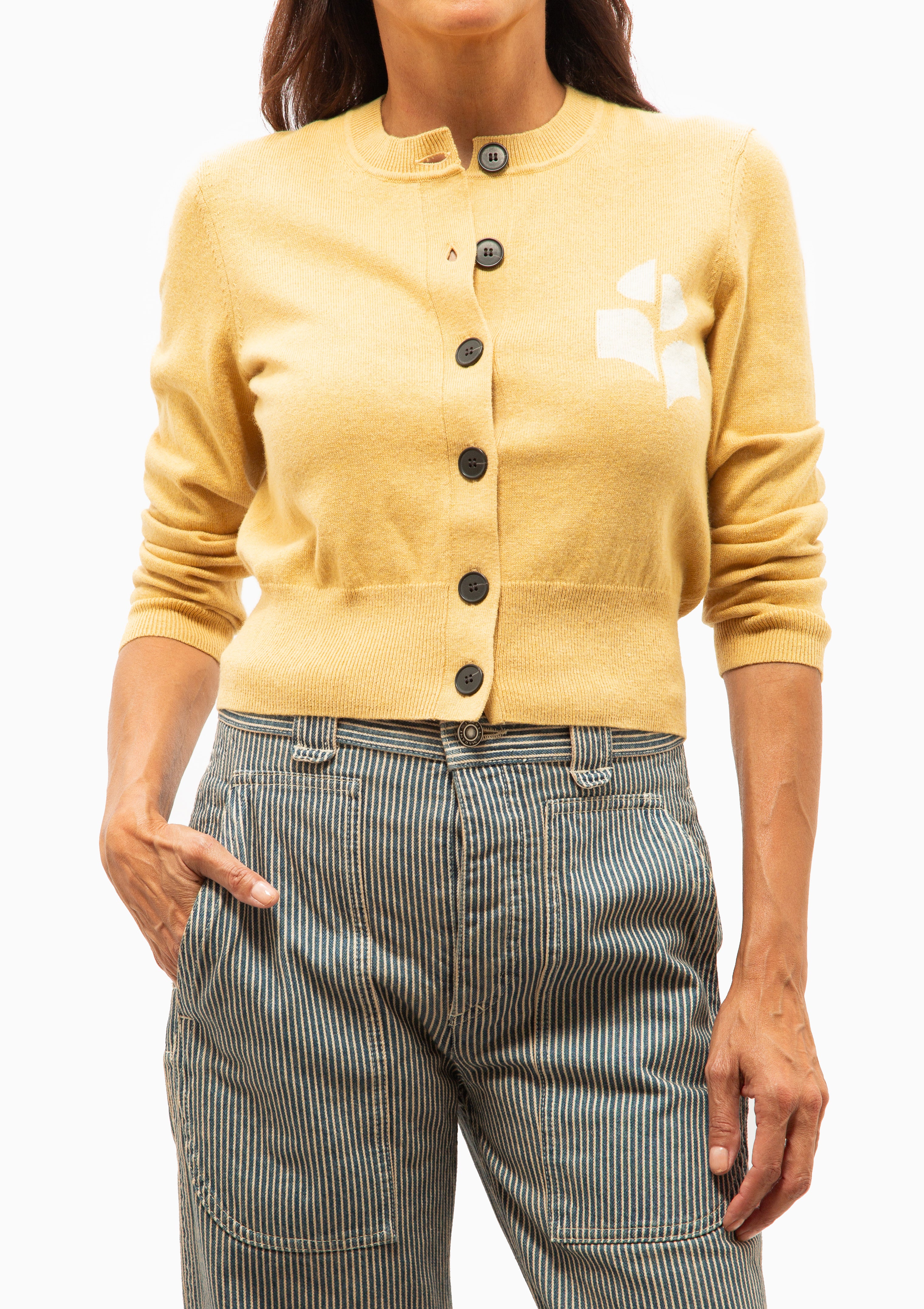 Newton Cardigan | Mustard