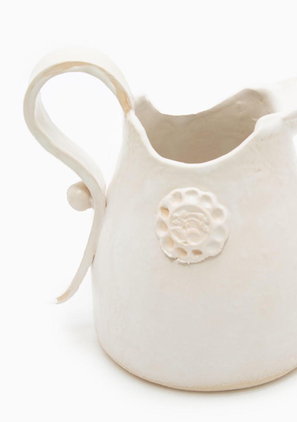 Wheat Handmade Pitcher | Egret