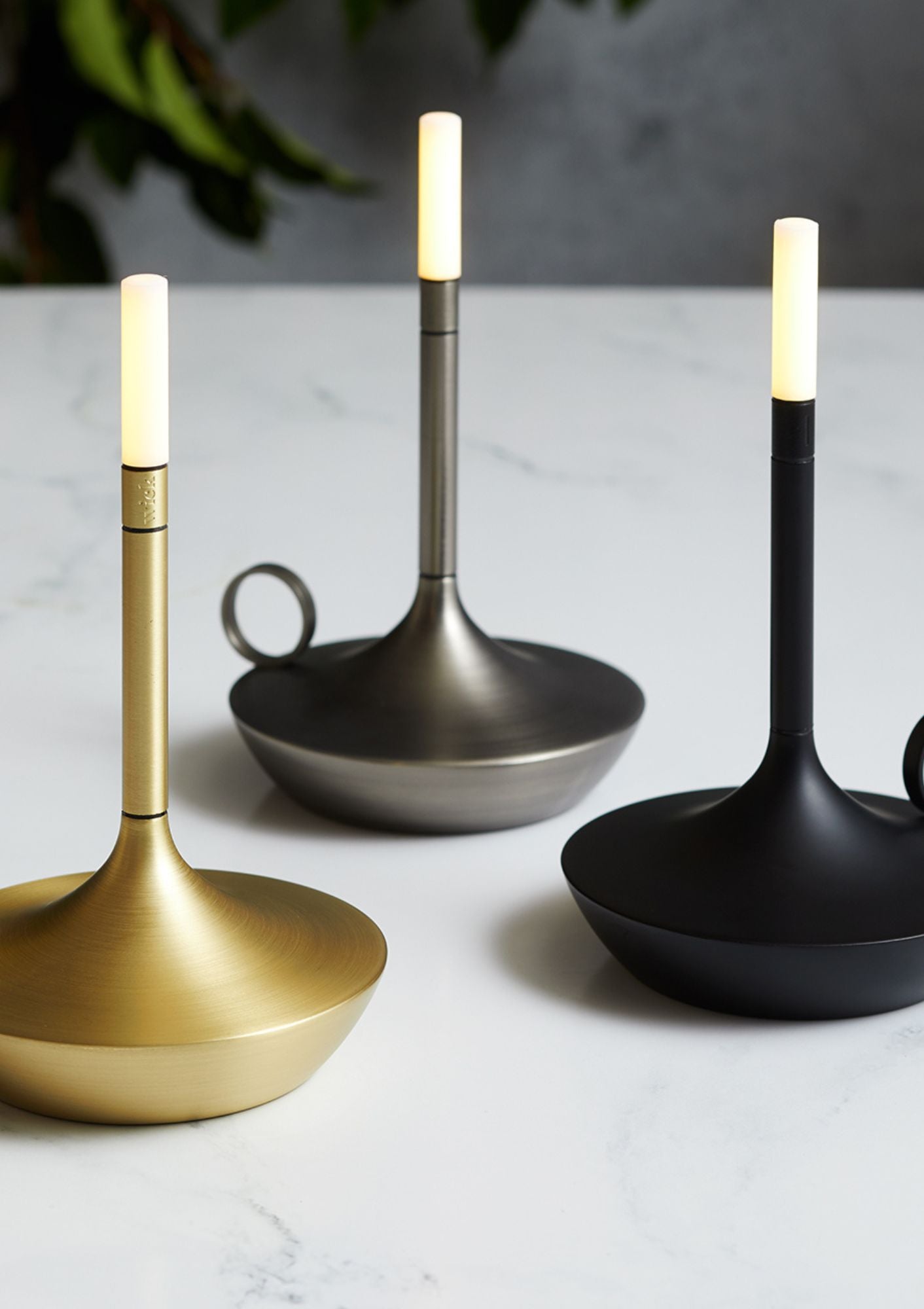 Wick portable lamps by Graypants available at Diani.