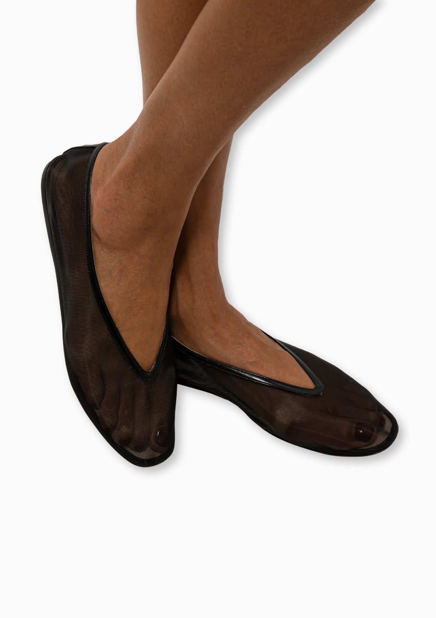 Luna Slipper | Black Mesh