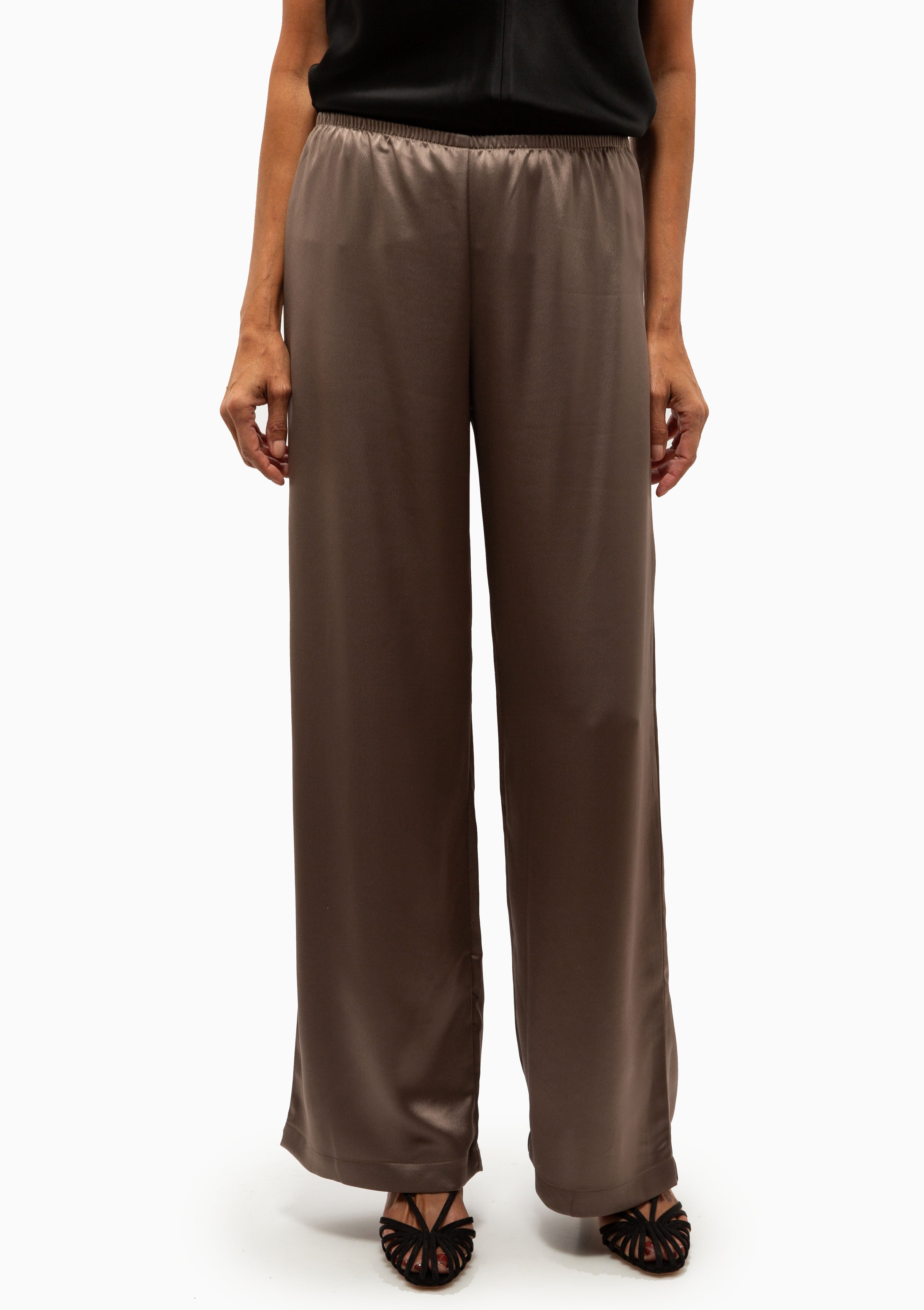 Barb Wide Leg Pant | Taupe