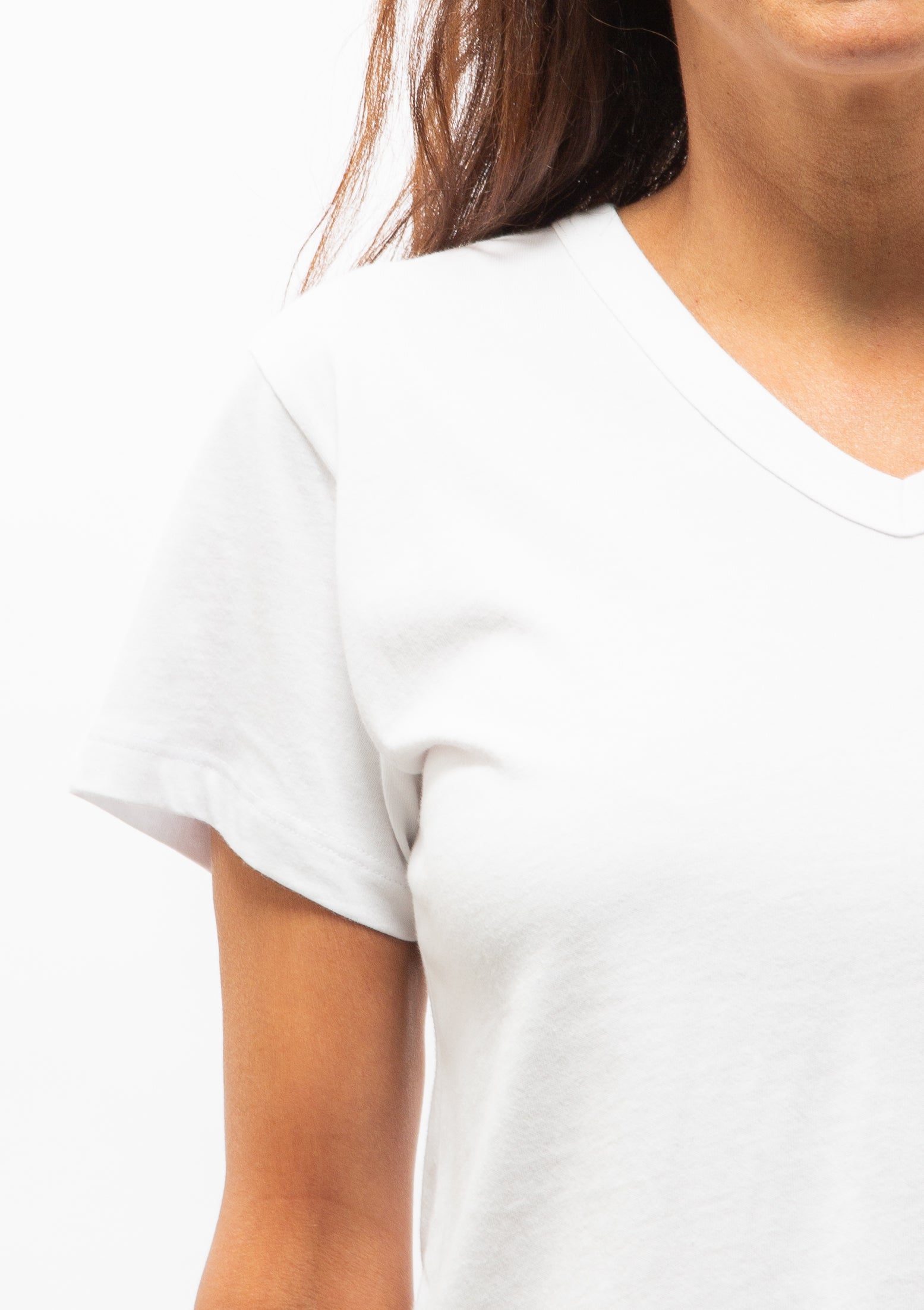 Margo V Neck | White