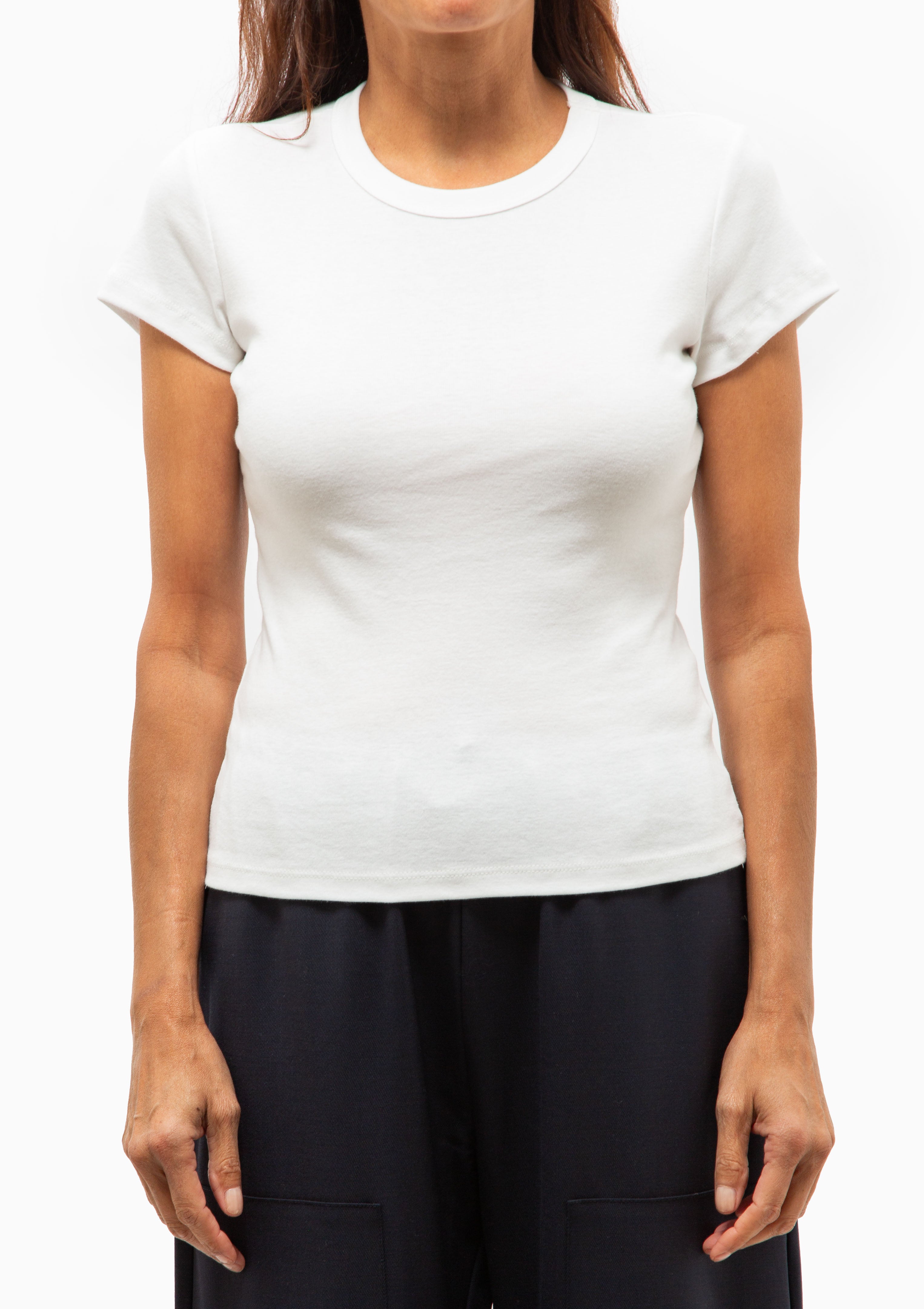 Nando Slim Fit Tee | White