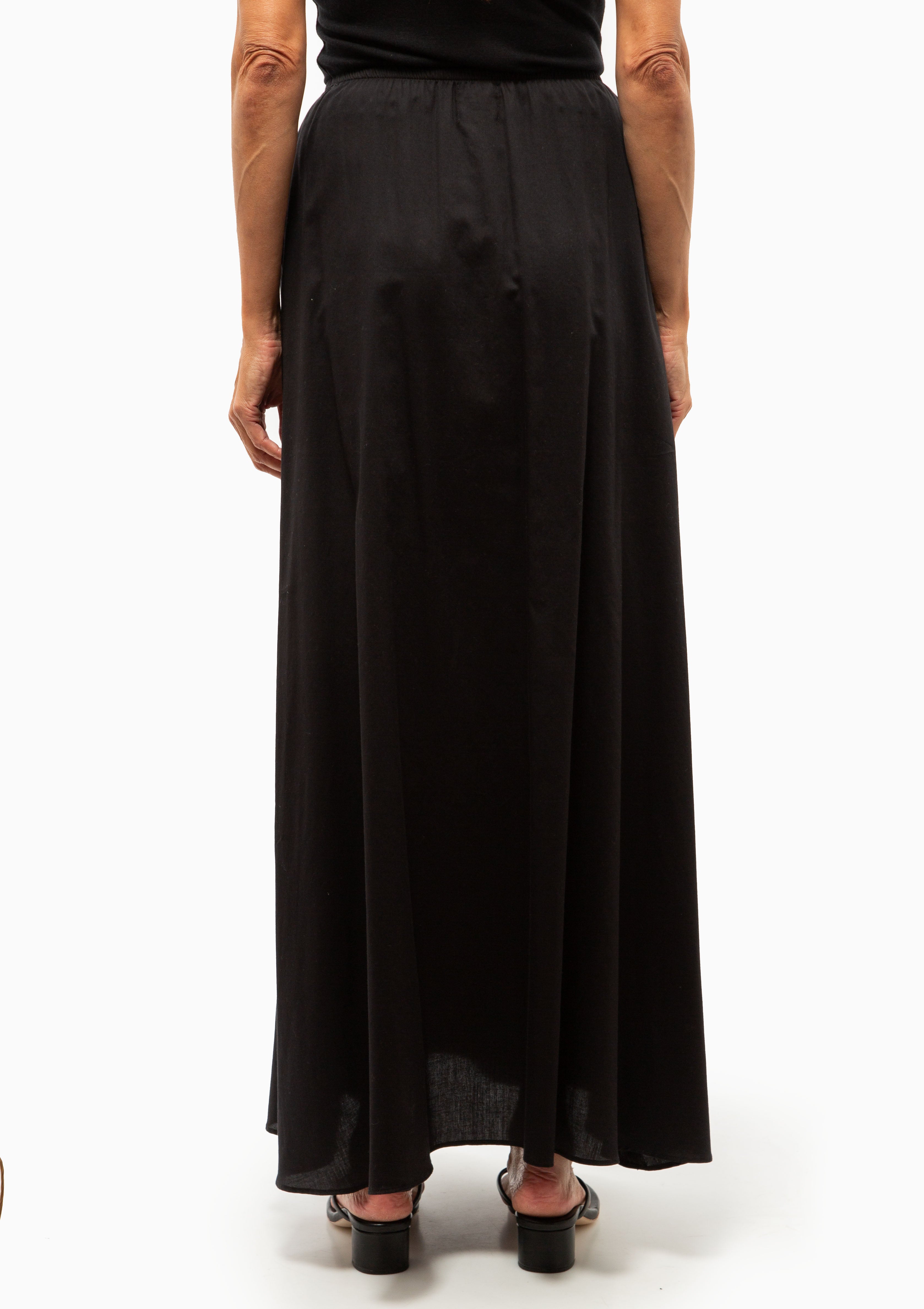 Yoko Maxi Skirt | Black