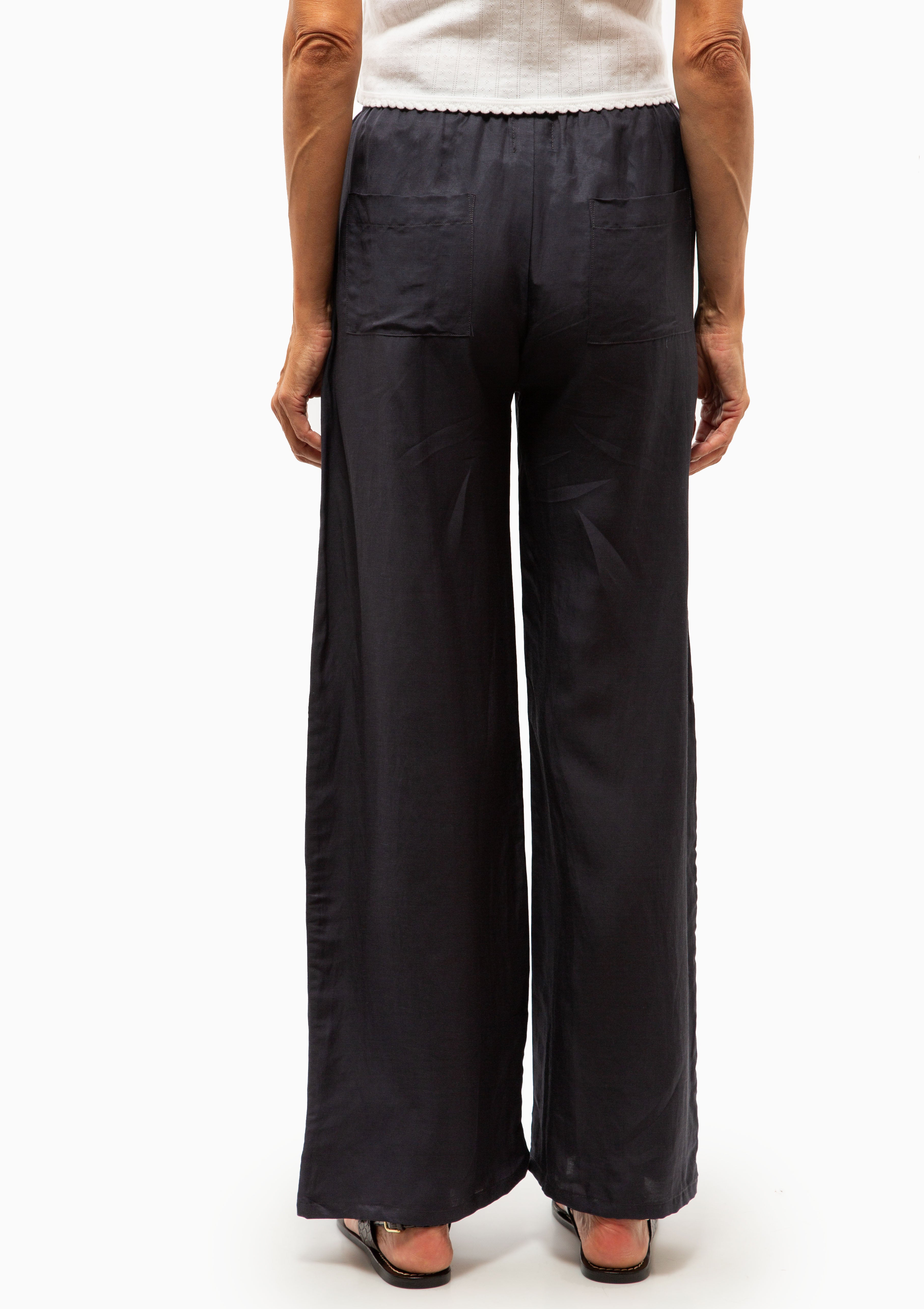 Daniel Drawstring Pocket Pant | Midnight