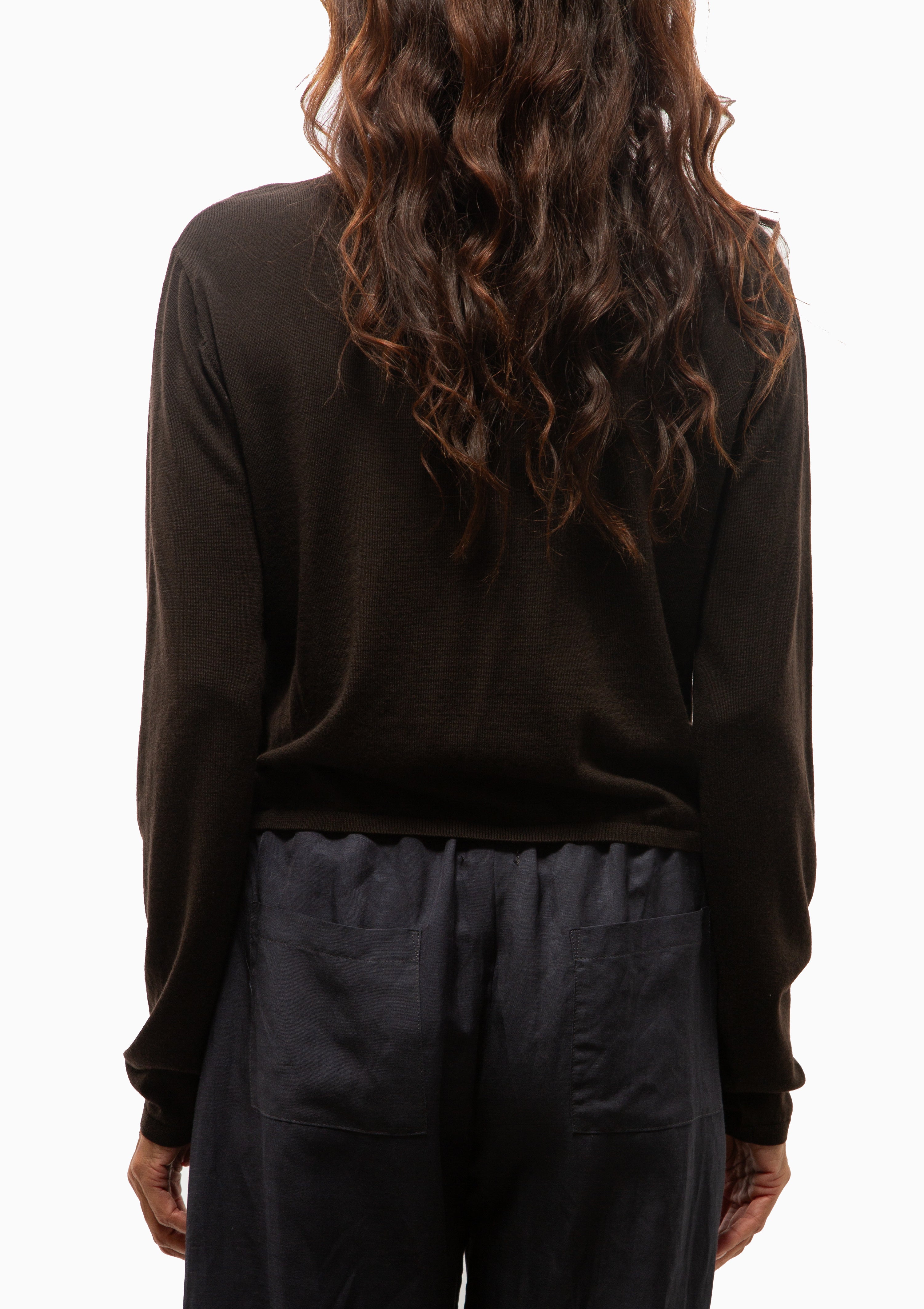 James Crew Cardigan | Chocolate