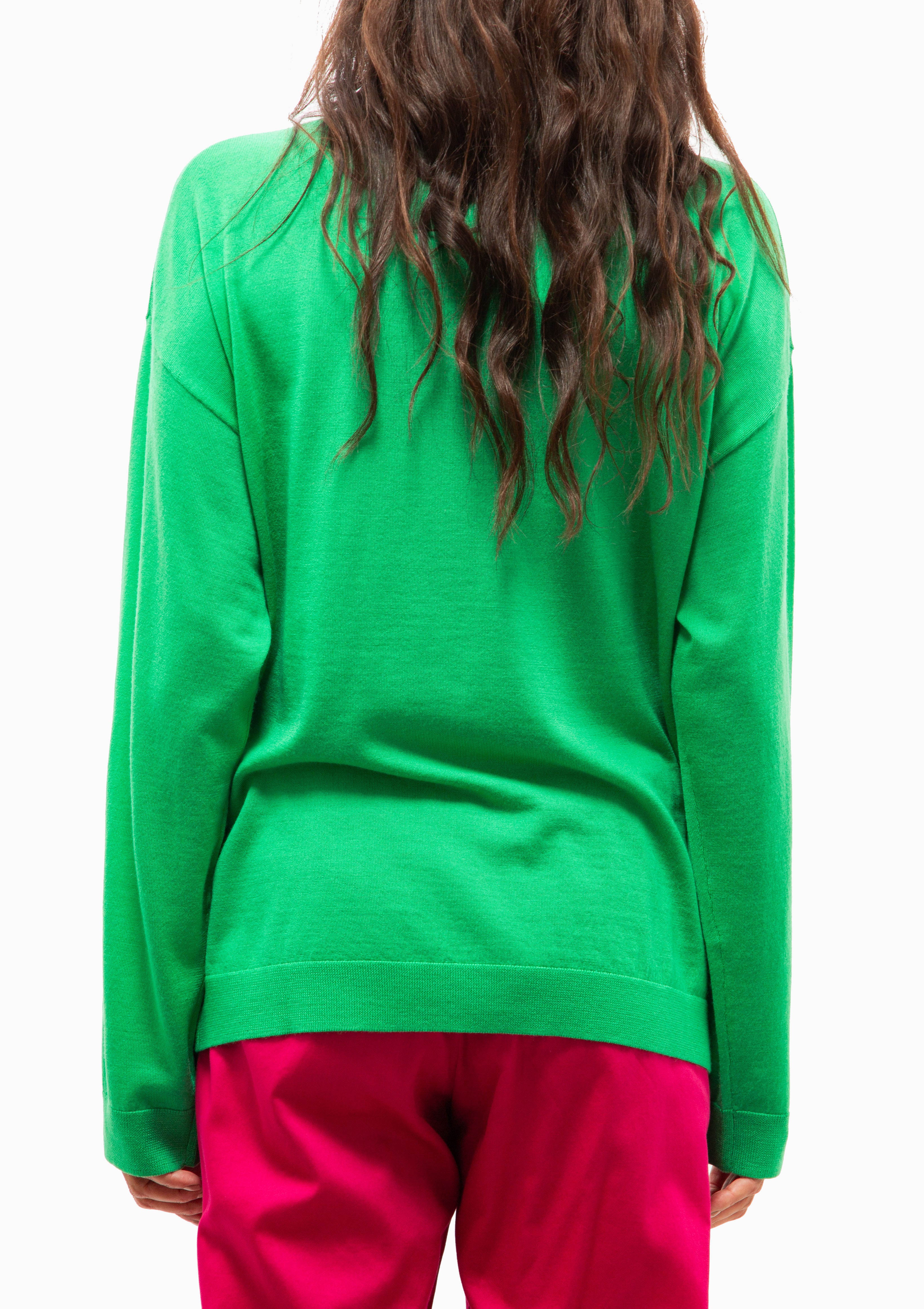 James Oversized Crewneck | Vert