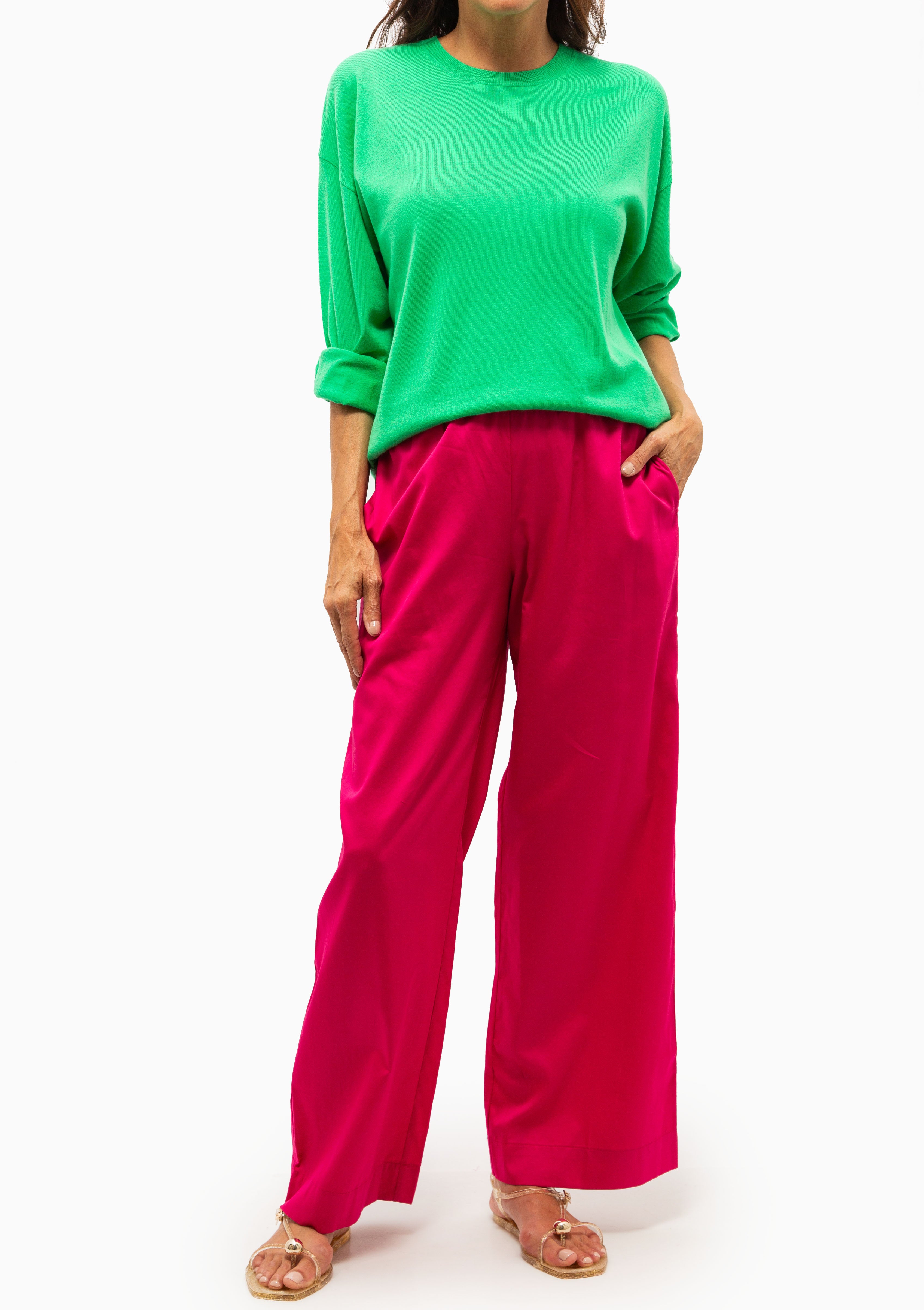 James Oversized Crewneck | Vert