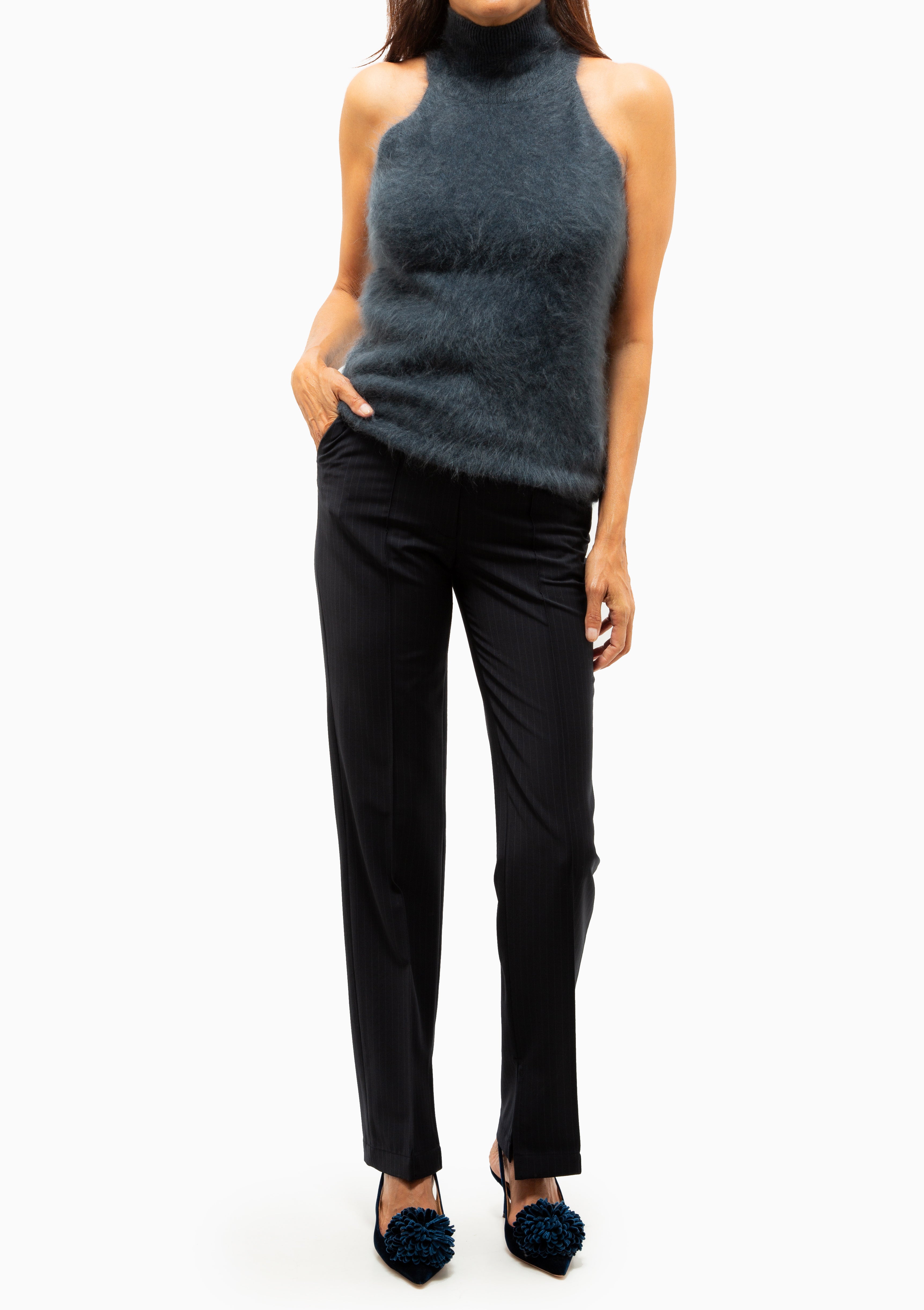 Leya Top | Night Fall Brushed
