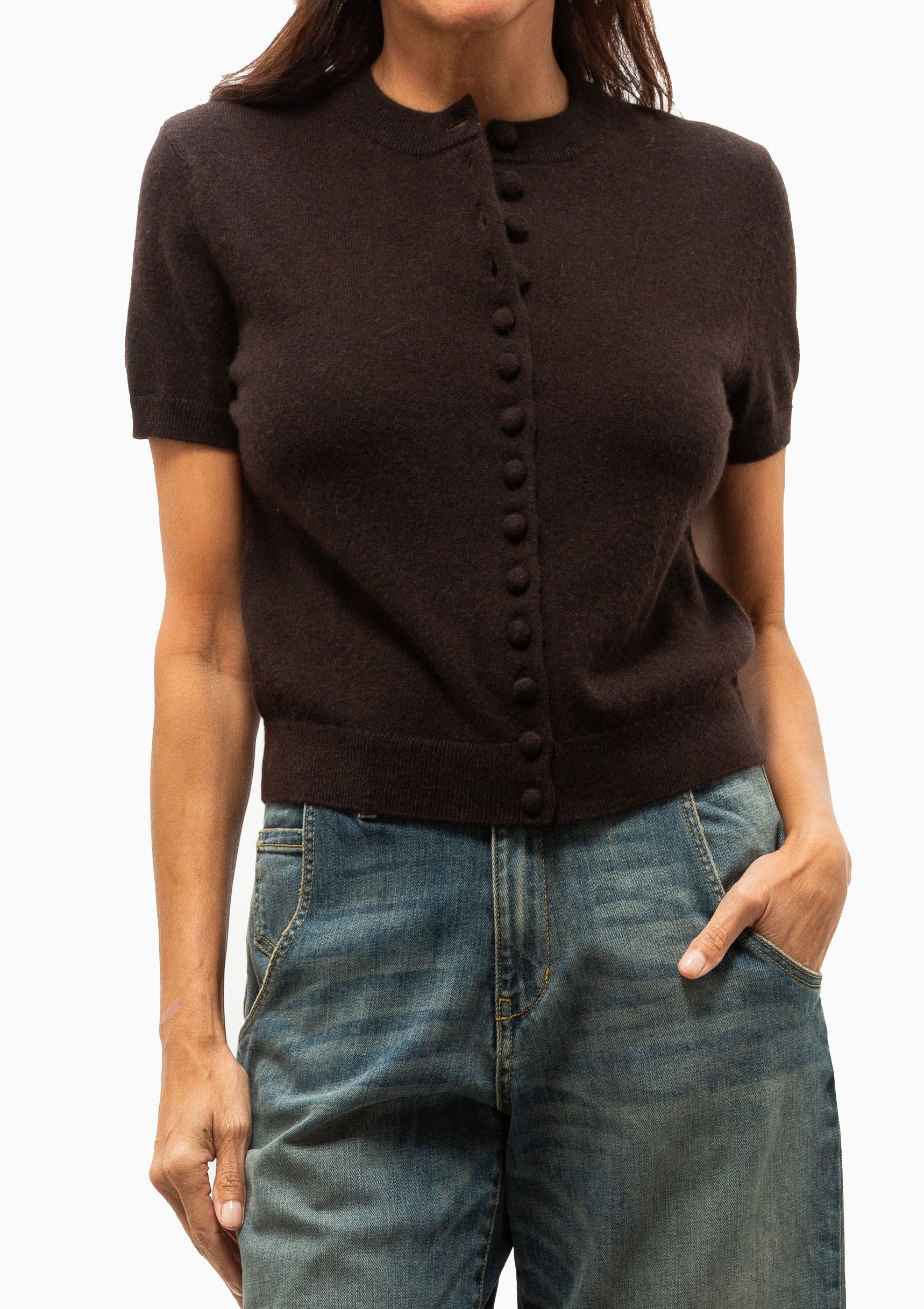 Lunea Cardigan | Dark Oak