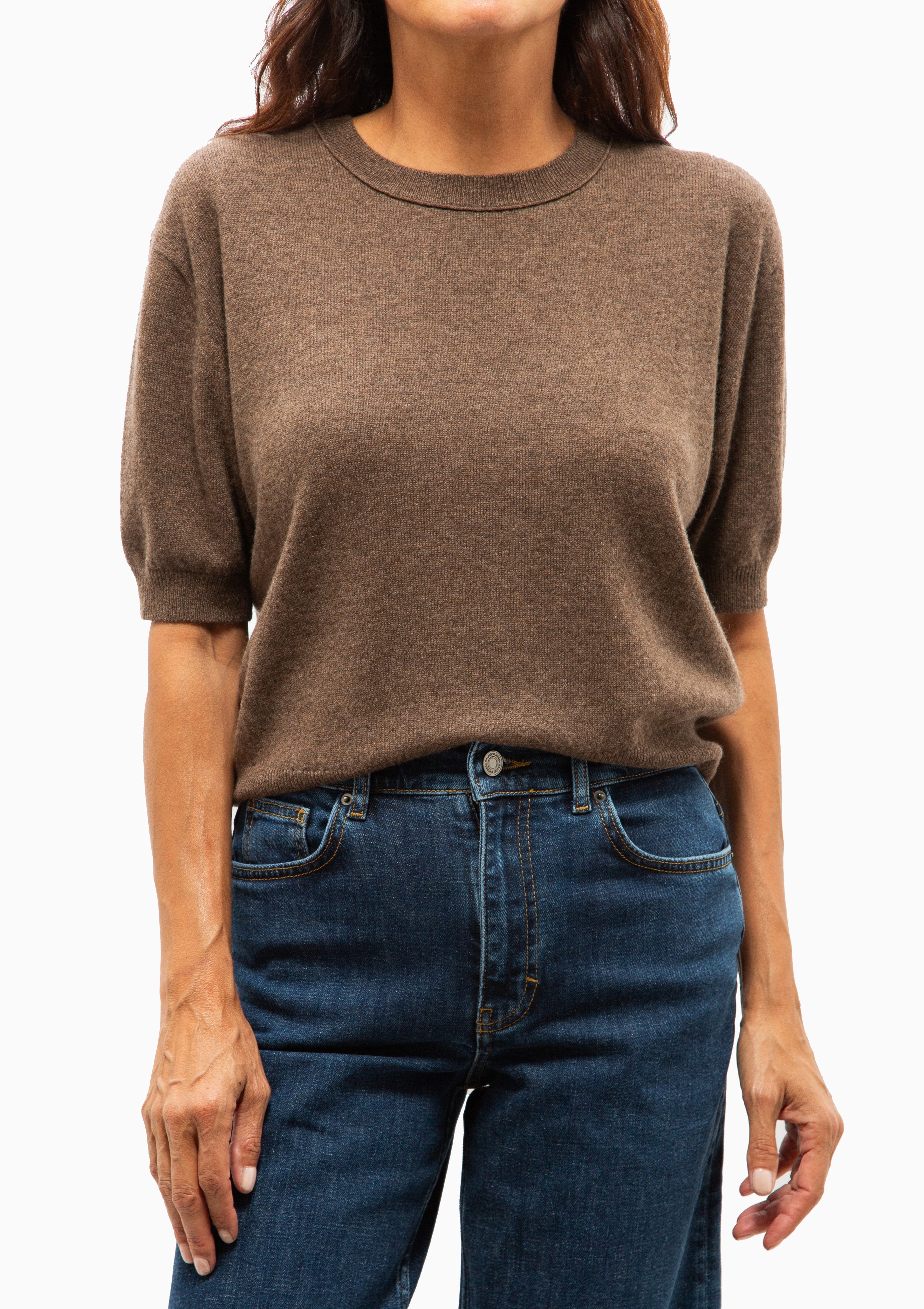 Genevra T-Shirt | Dark Truffle