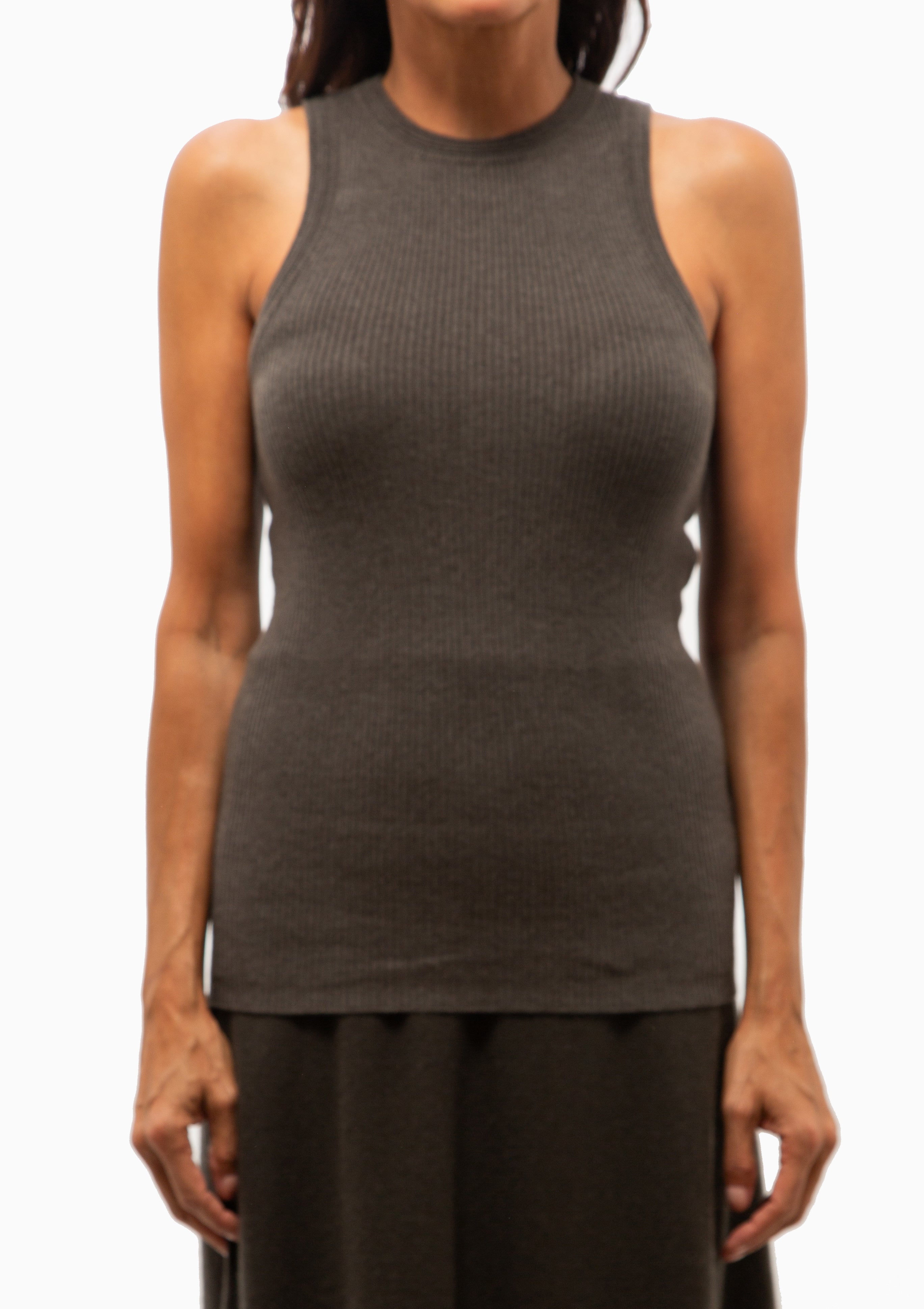 Amya Tank | Deep Walnut