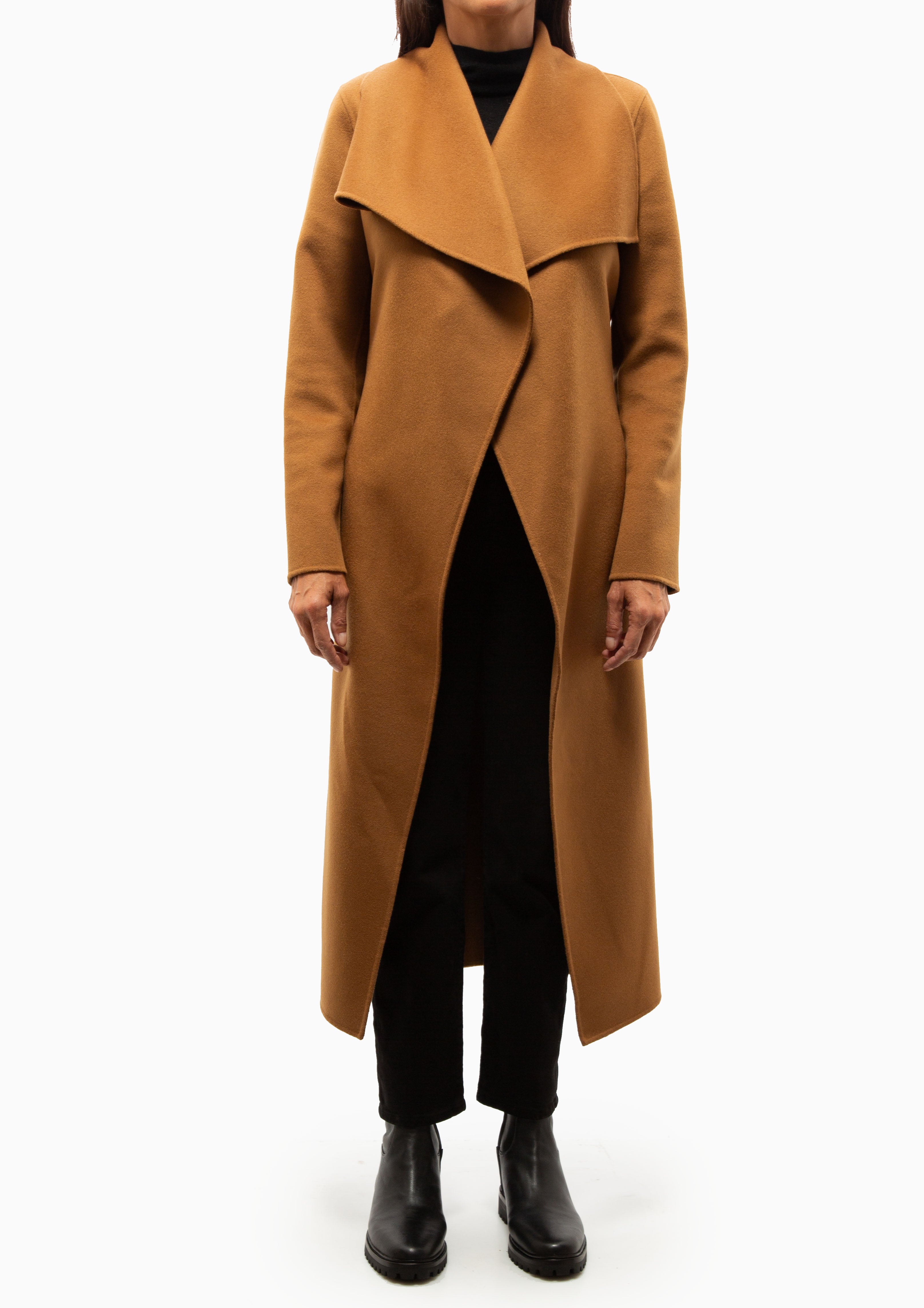 Mai Wrap Coat | Earth Brown
