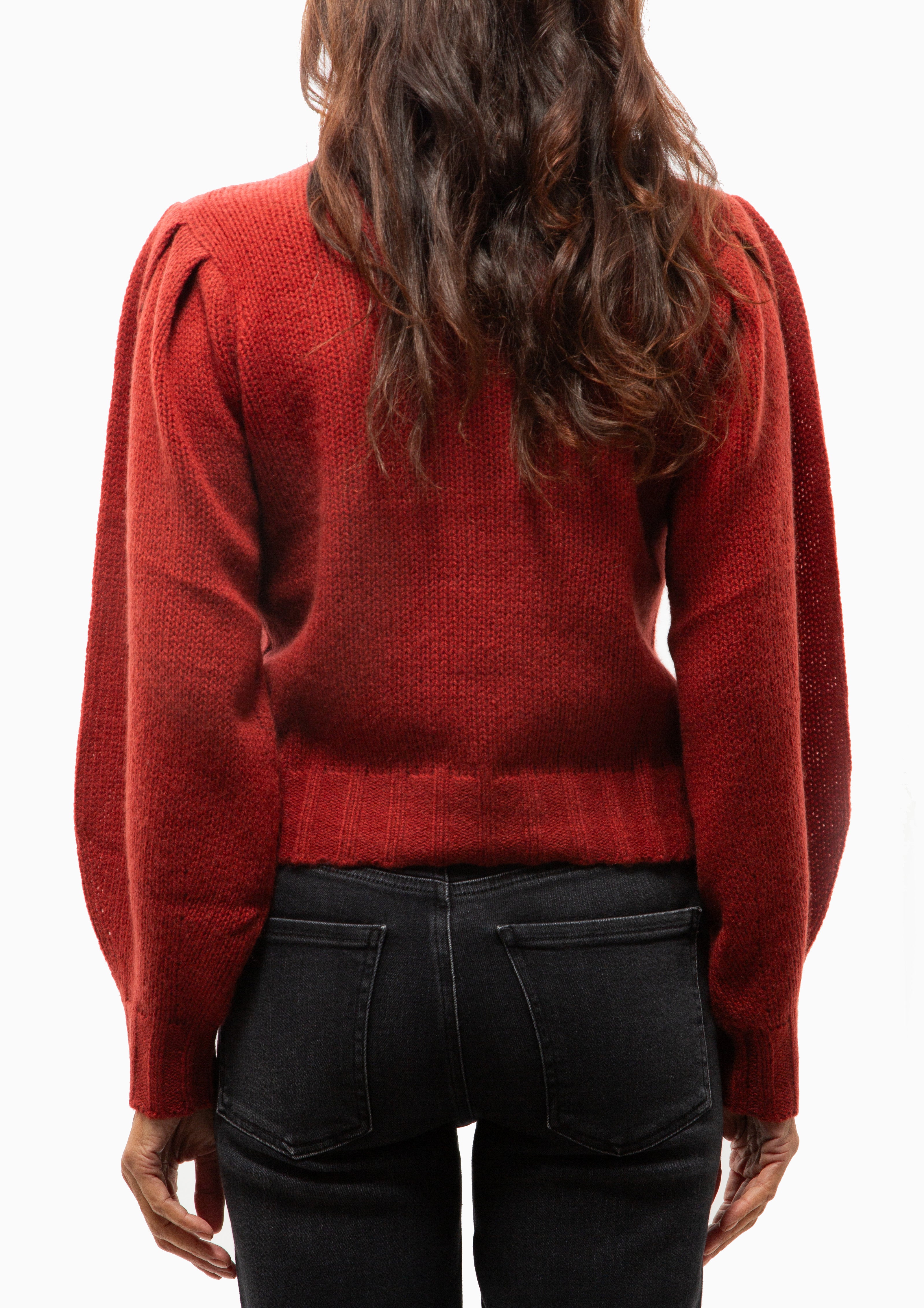 Blue Pansy Top | Rusty Red