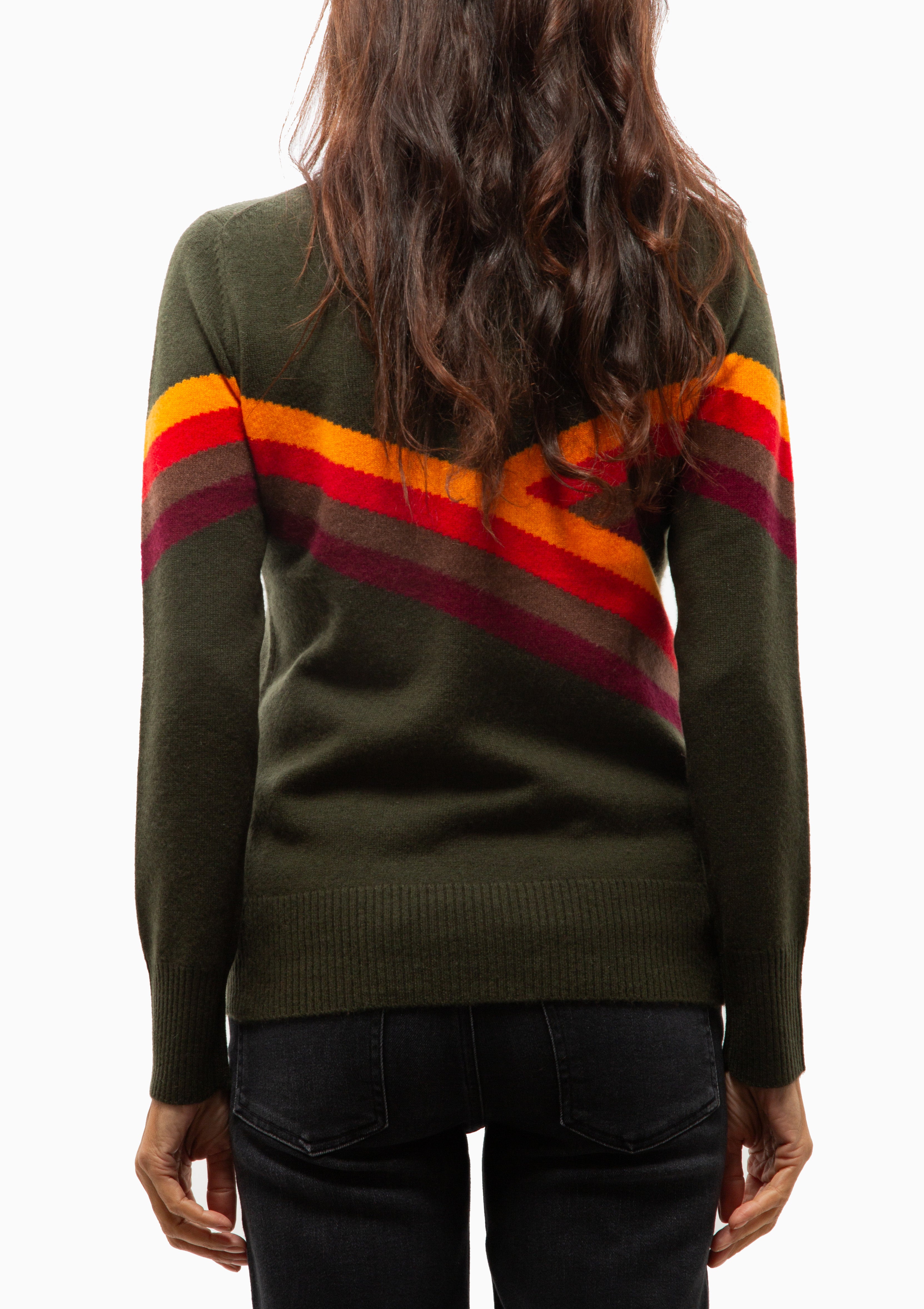 Myna Top | Green/Orange