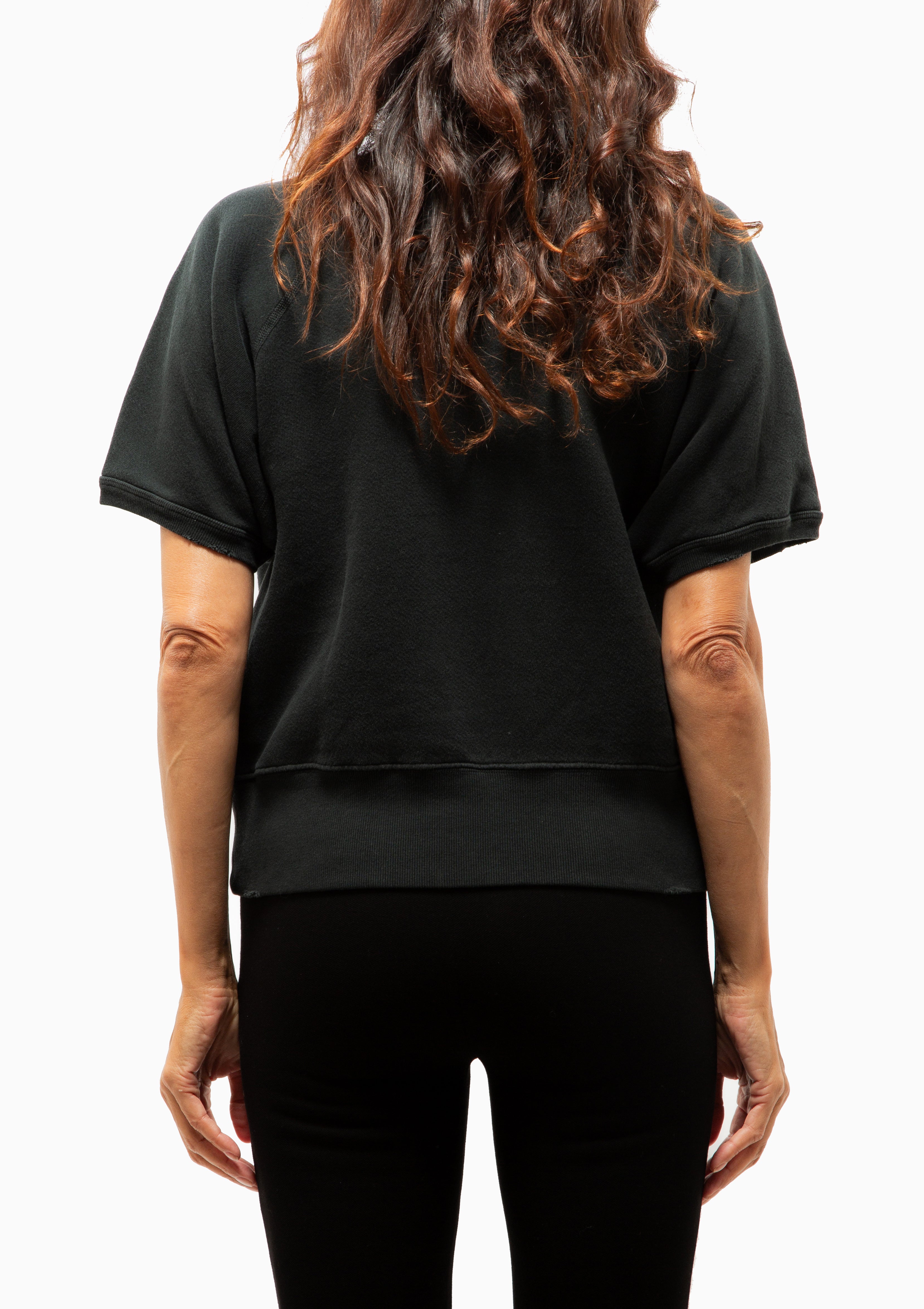 Beatles Short Sleeve Sweatshirt | Coal Pigment