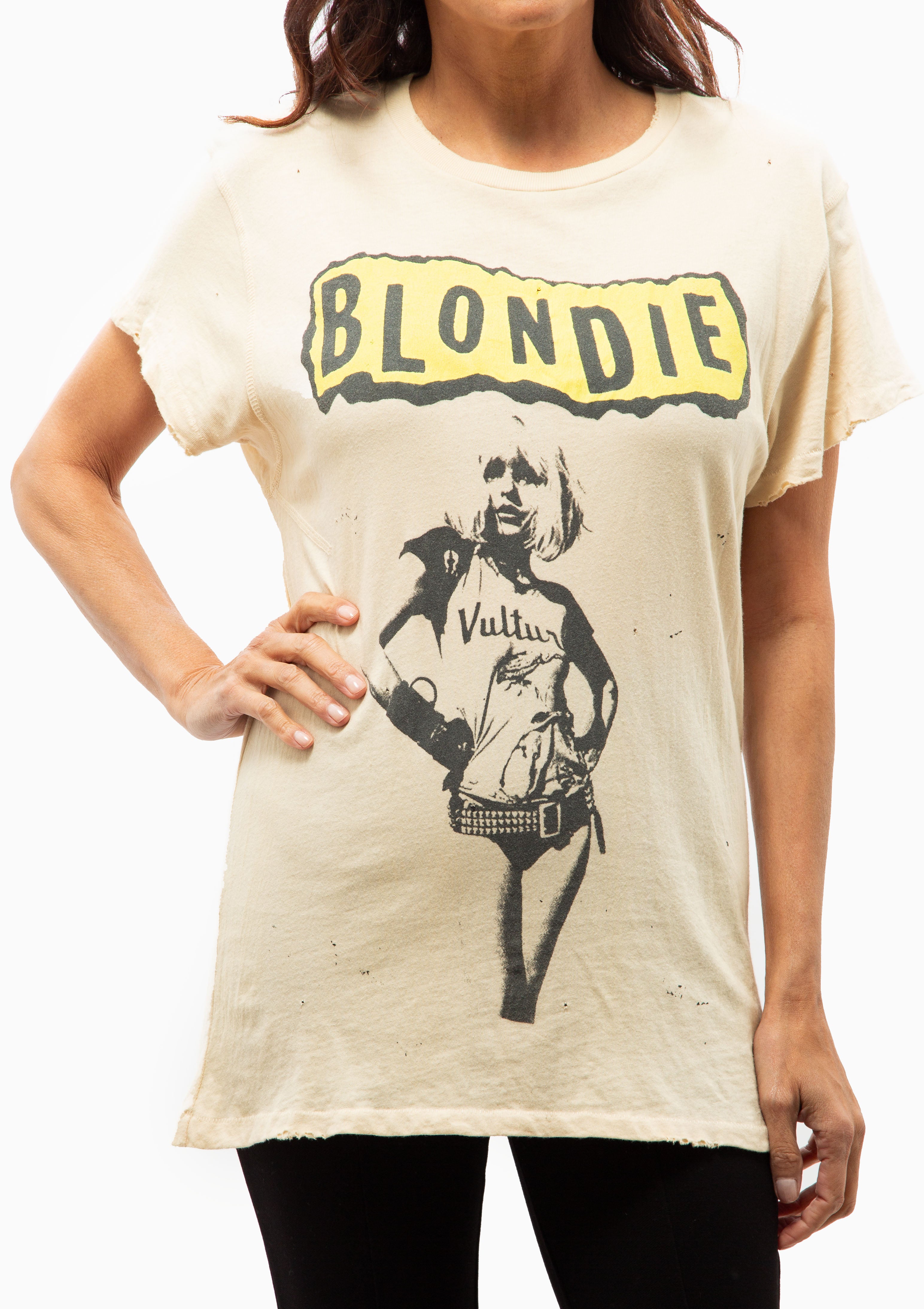 Blondie Crew Tee | Tea Stained