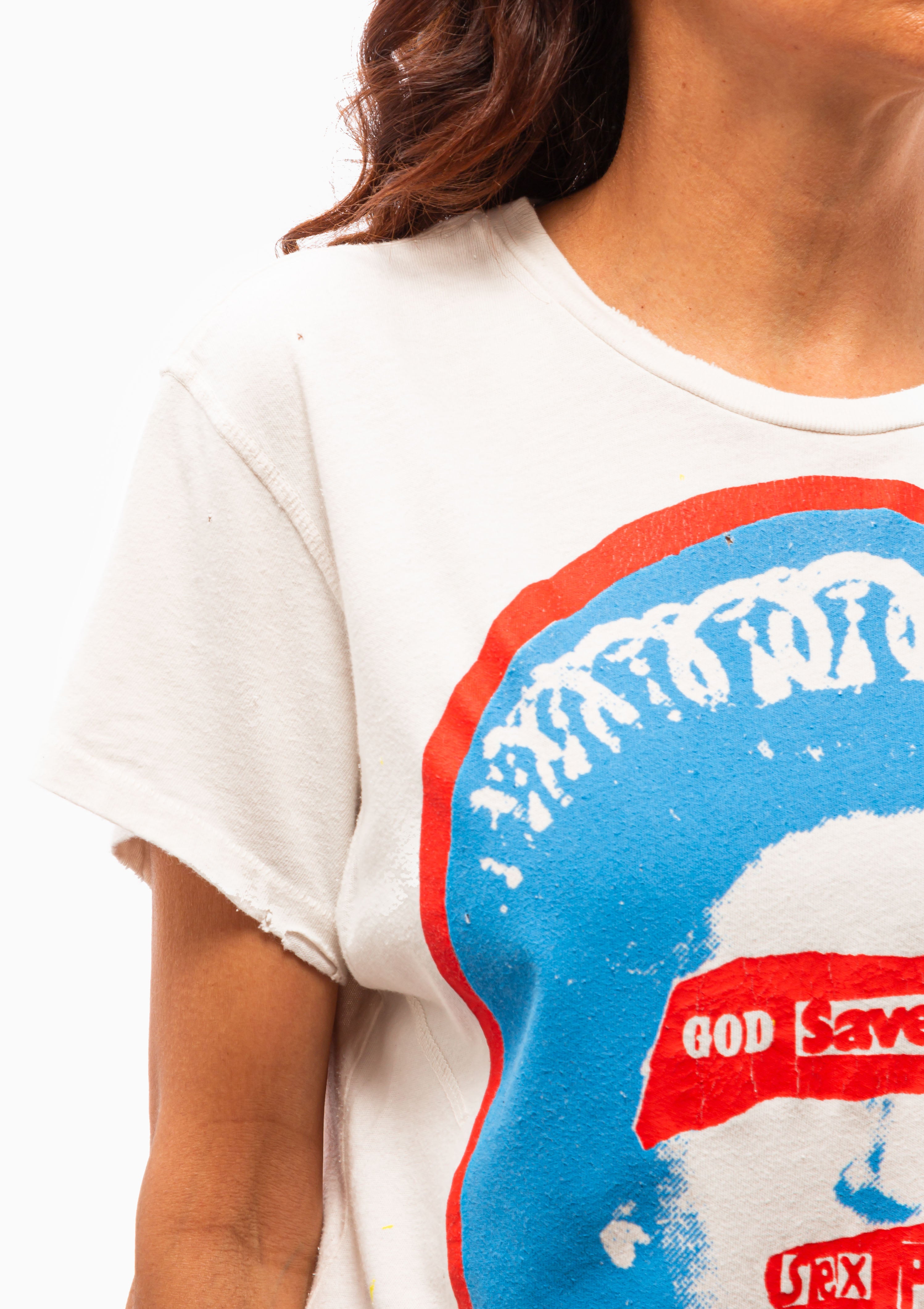 Sex Pistols Crew Tee | Vintage White