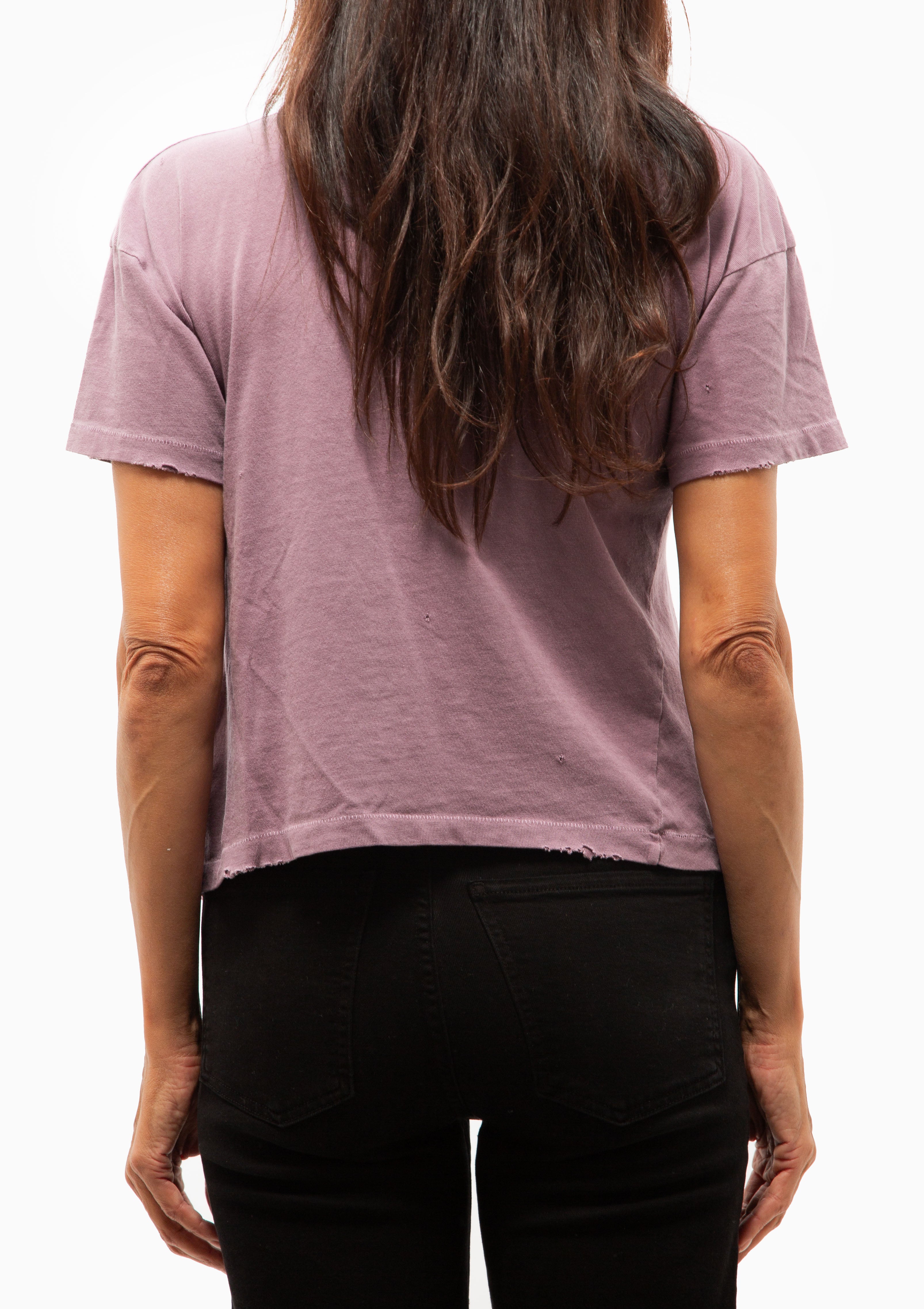 The Beatles Crop Tee | Purple Haze
