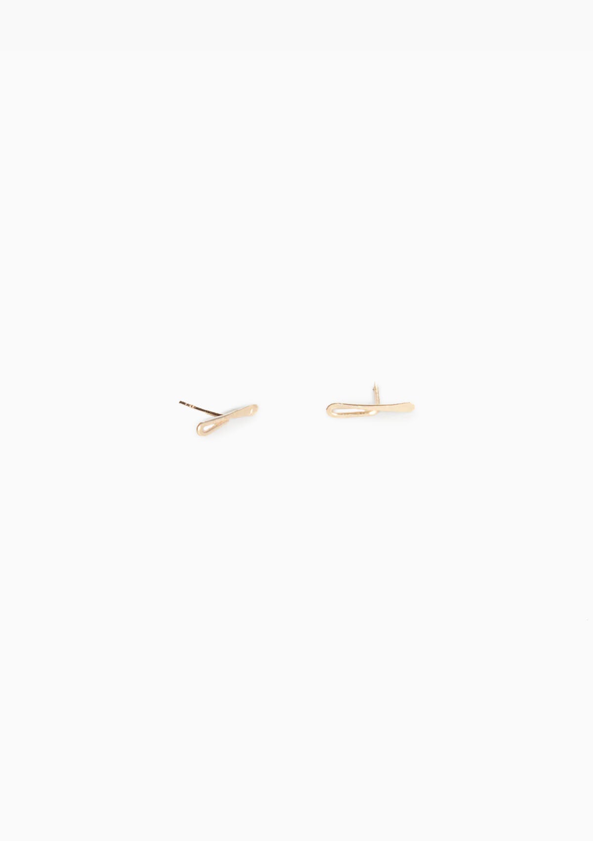 14K Tab Studs | Gold