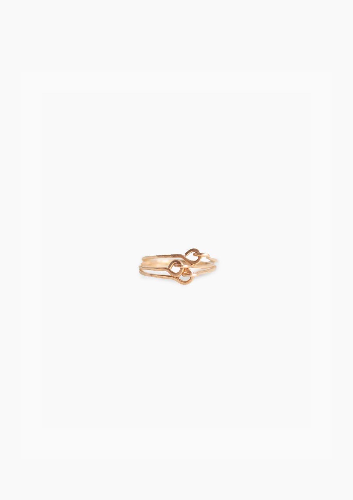 14k Hammered Ring | Gold