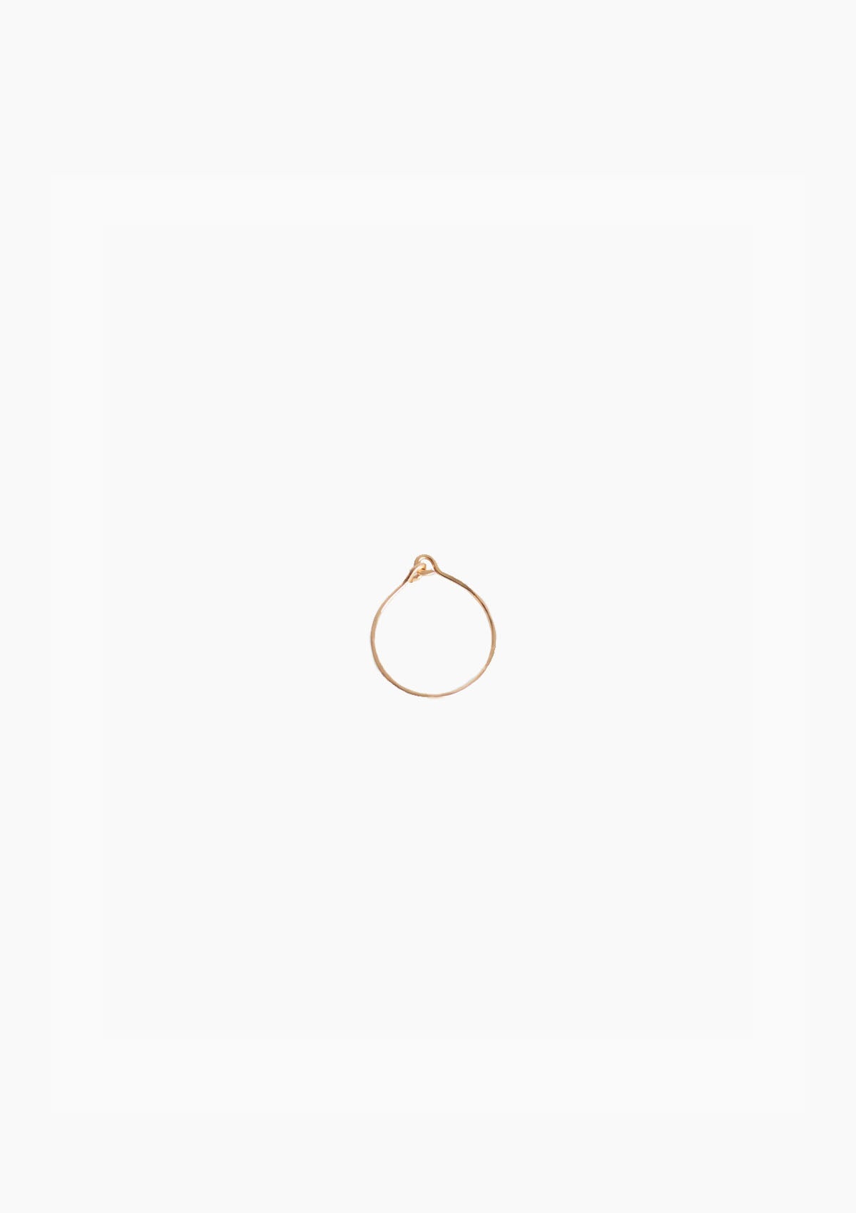 14k Hammered Ring | Gold