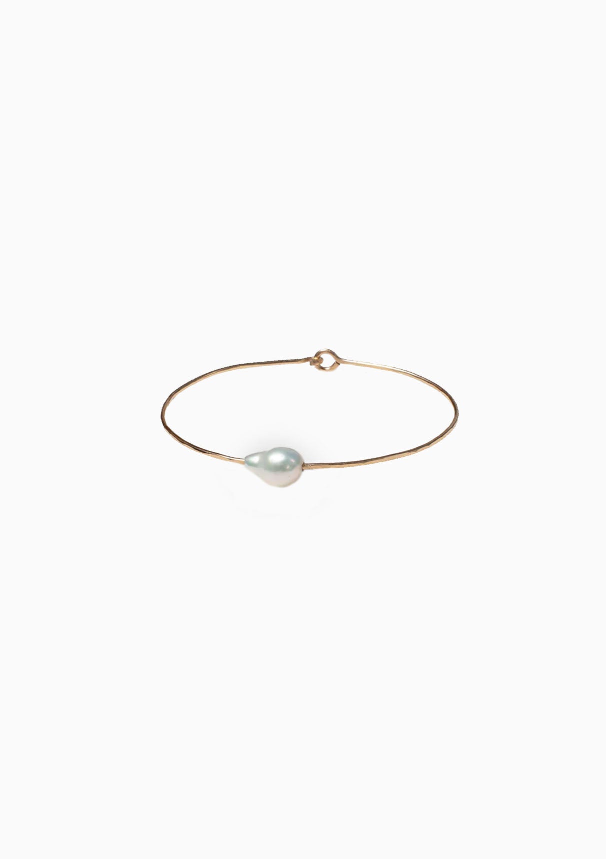 Petite Pearl Cuff | White | Medium