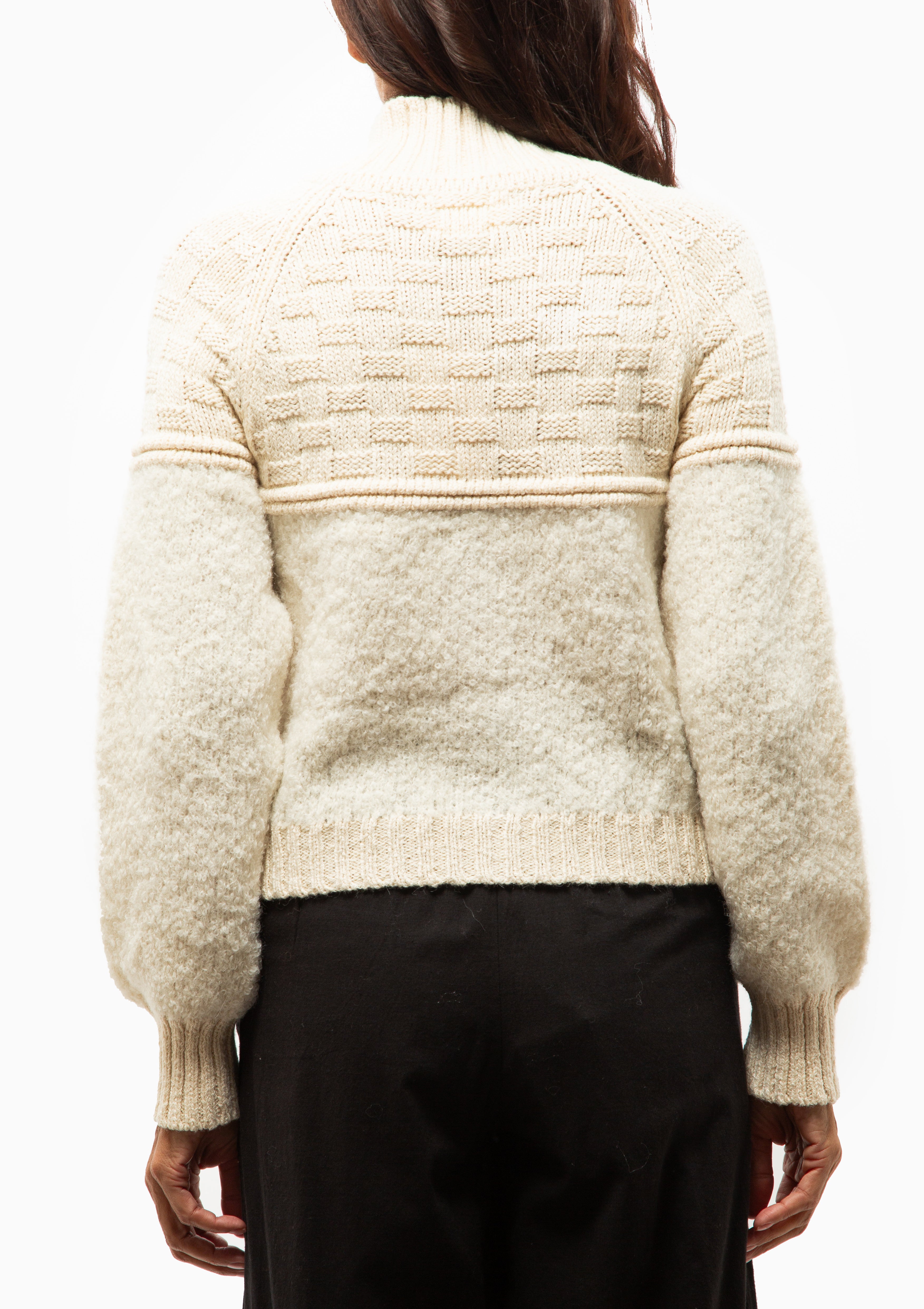 Klosters Zip Sweater | Alabaster