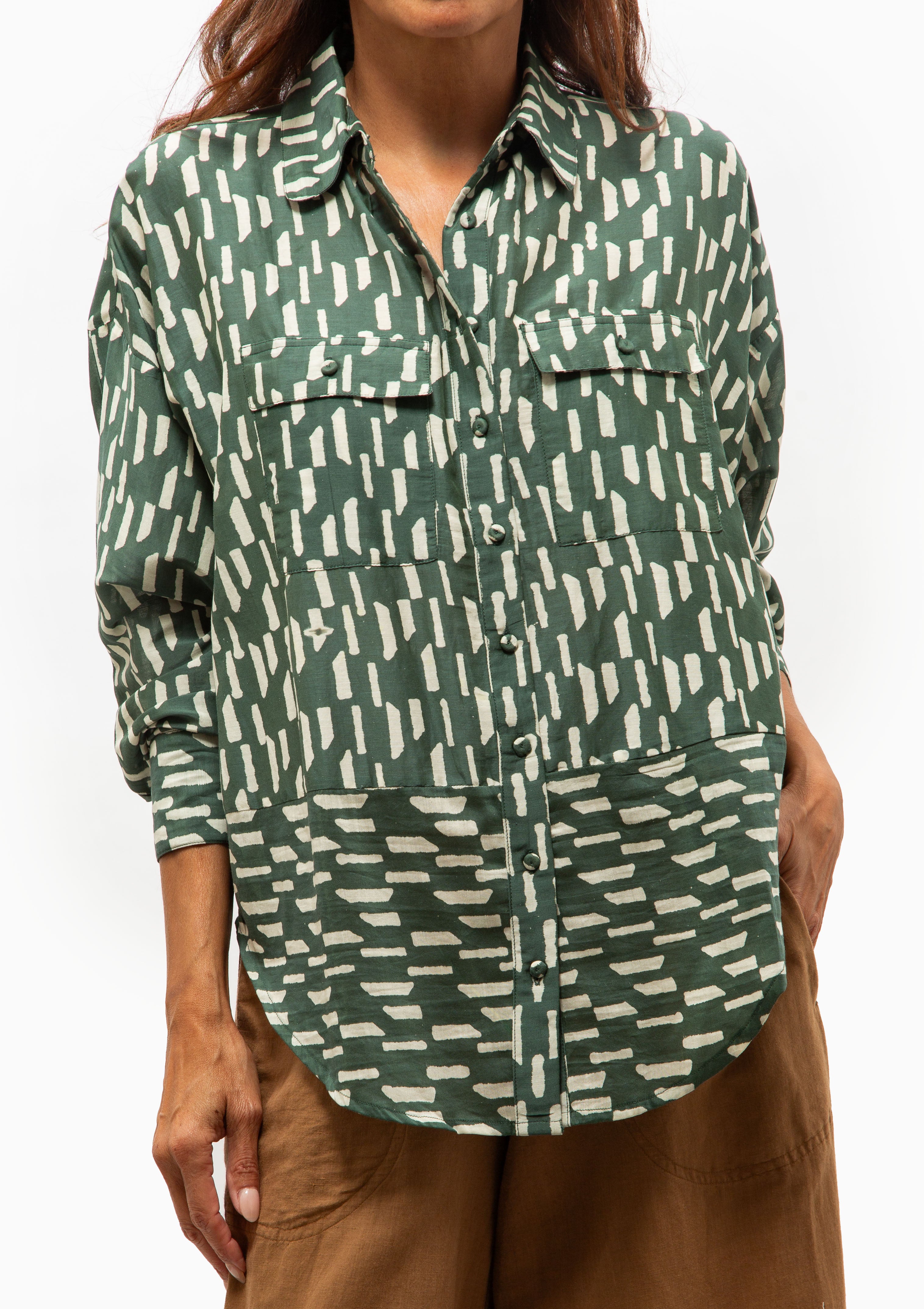 Kyoto Shirt | Verdure Rainfall