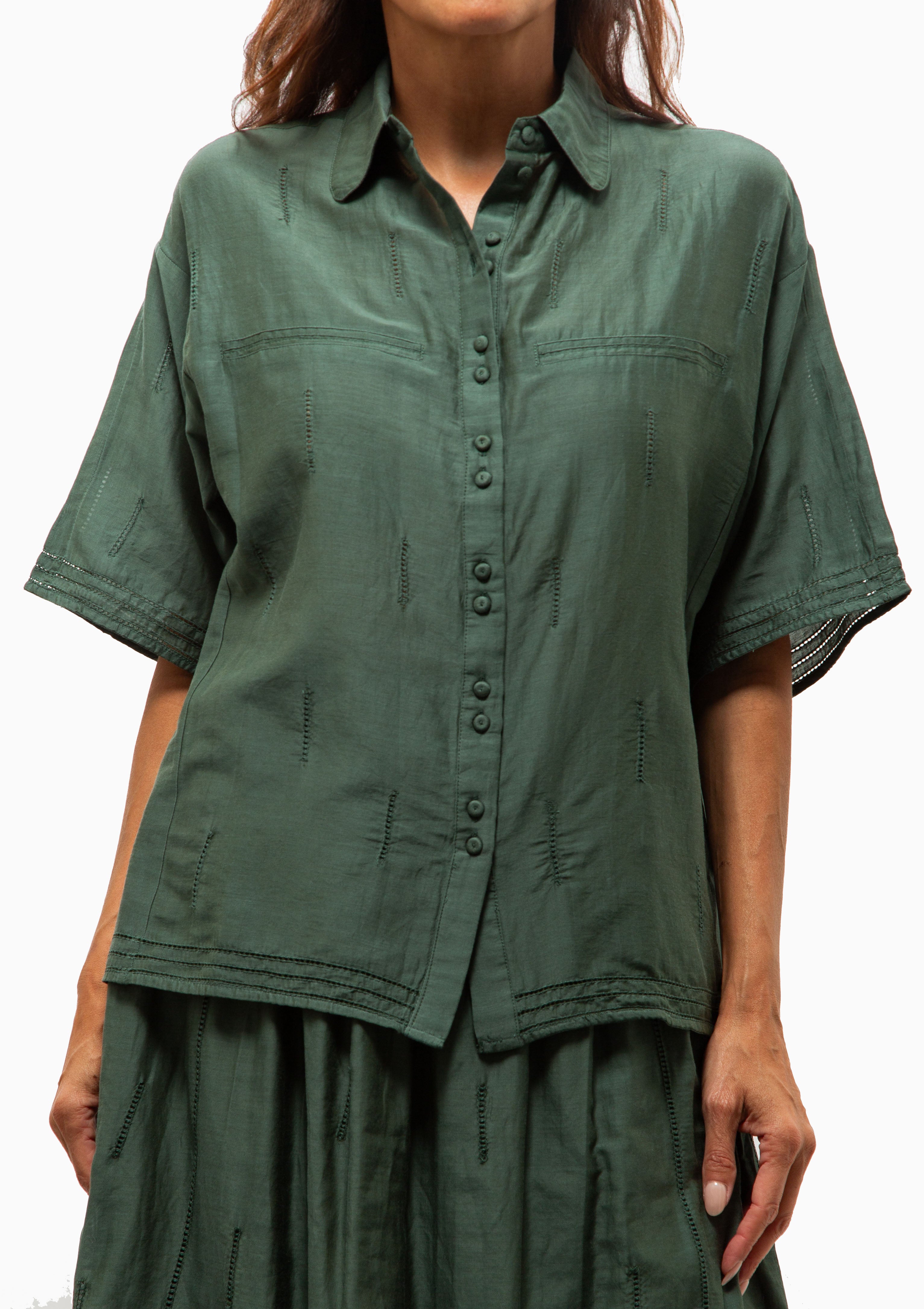 Kyoto Short Sleeved Shirt | Verdure