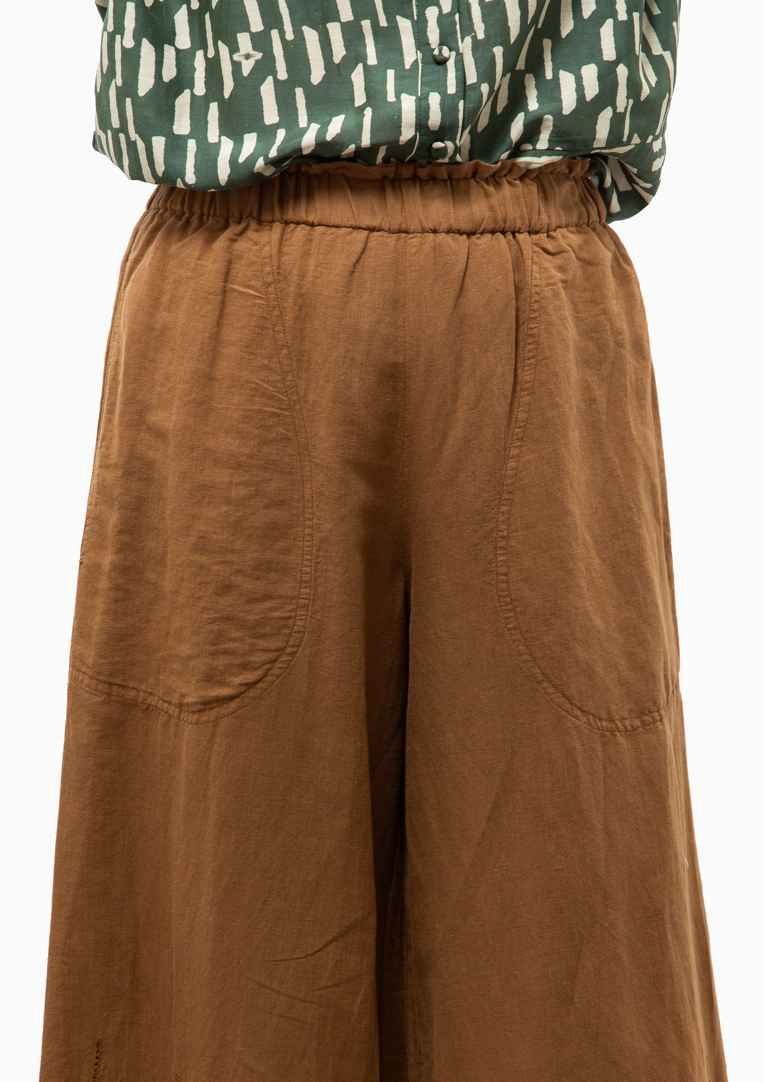 Mirth Pant | Brownie Linen