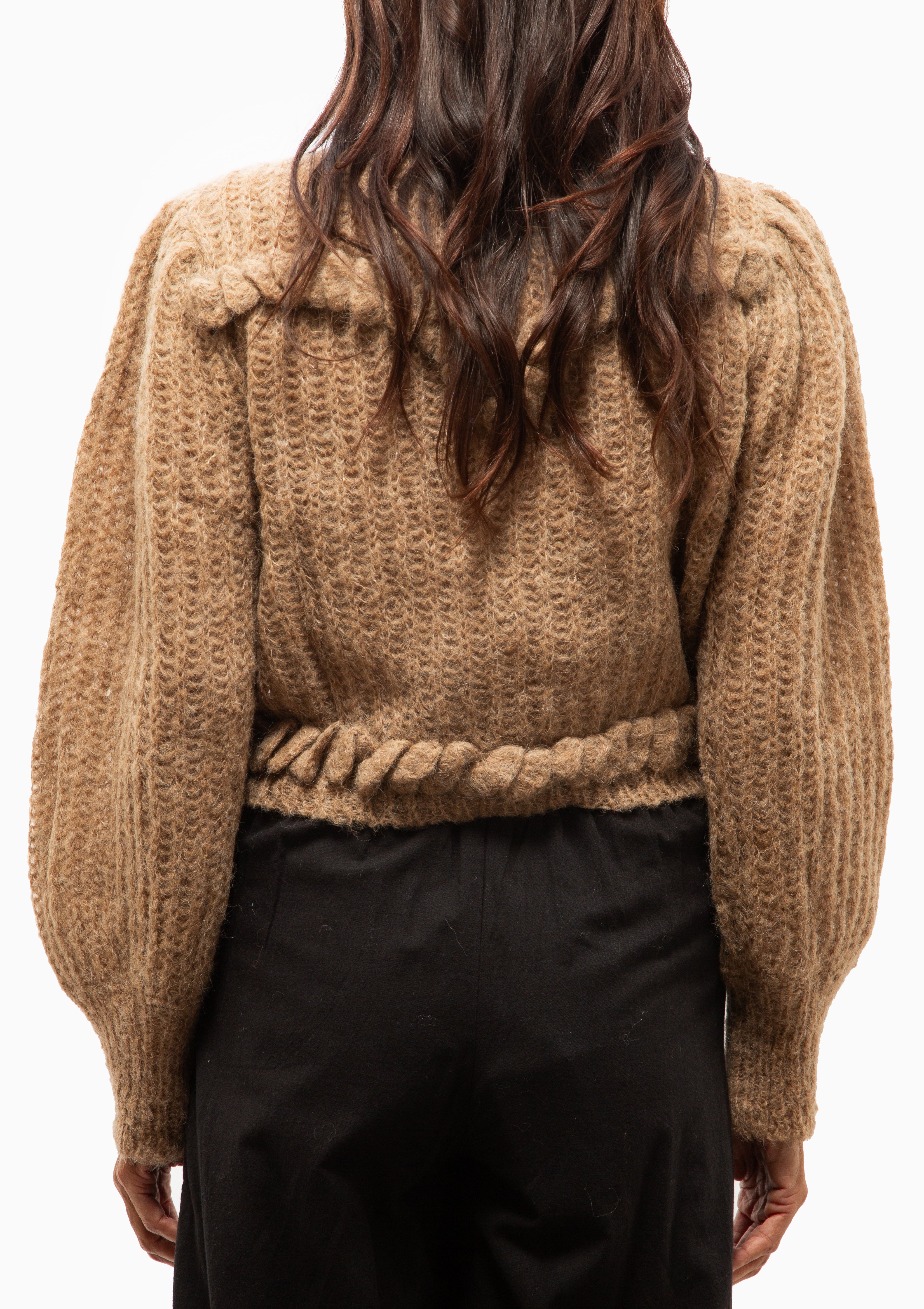 Moritz Embroidered Cardigan | Brownie