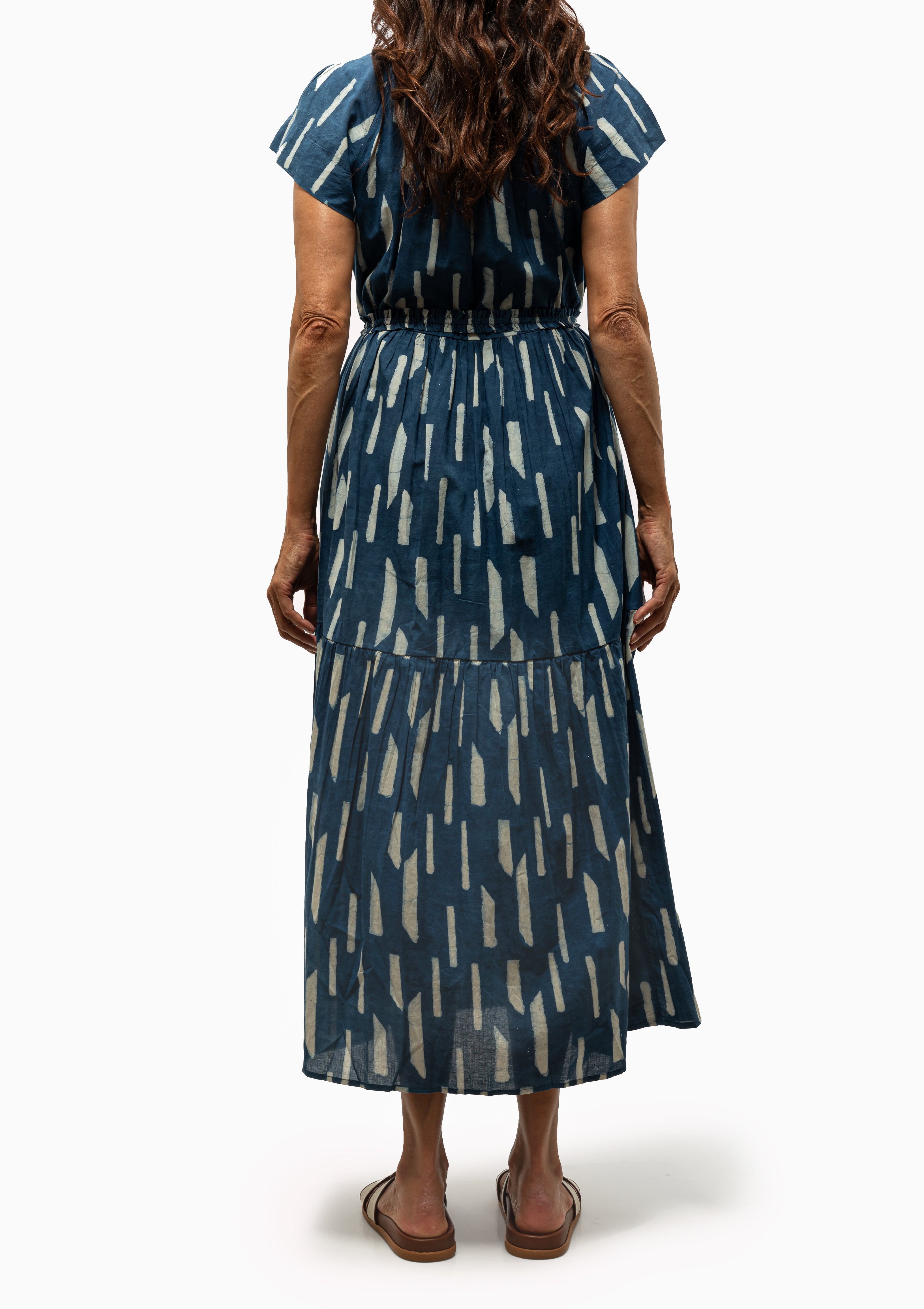 Vienna Maxi Dress | Indigo Rainfall